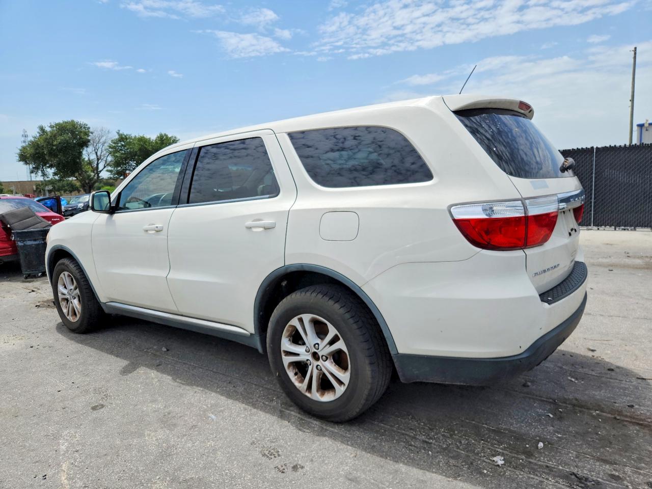 2011 Dodge Durango Express White vin: 1D4RD2GG3BC653128