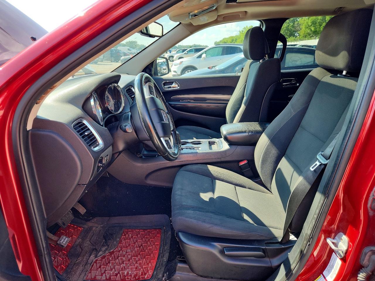 2011 Dodge Durango Express Red vin: 1D4RD2GG4BC653445