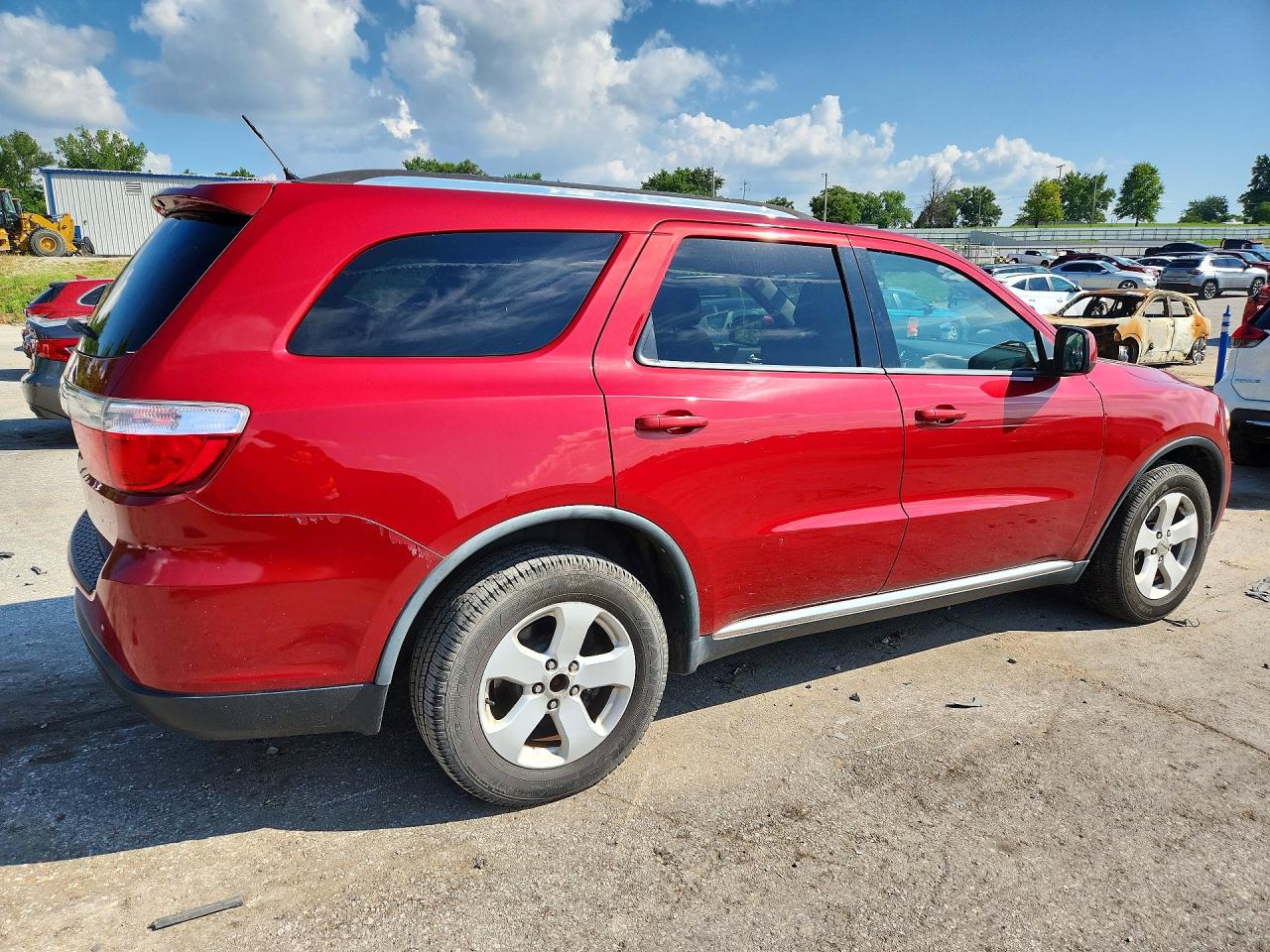 2011 Dodge Durango Express Red vin: 1D4RD2GG4BC653445