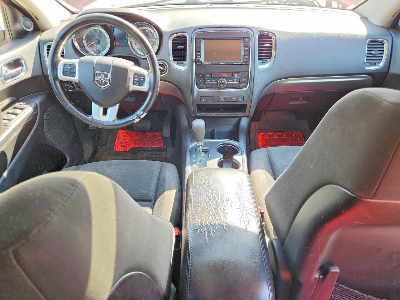 2011 Dodge Durango Express Red vin: 1D4RD2GG4BC653445