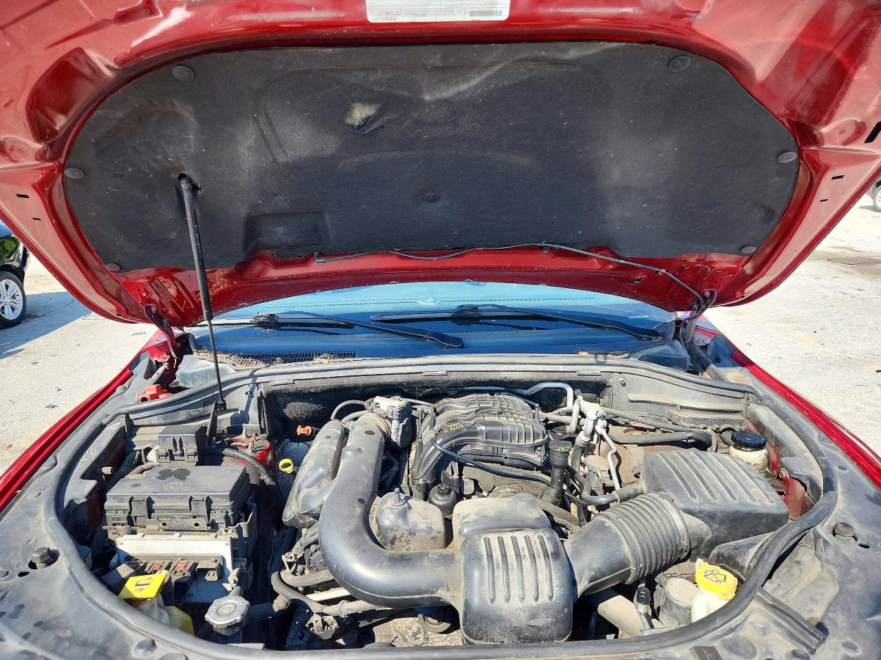 2011 Dodge Durango Express Red vin: 1D4RD2GG4BC653445