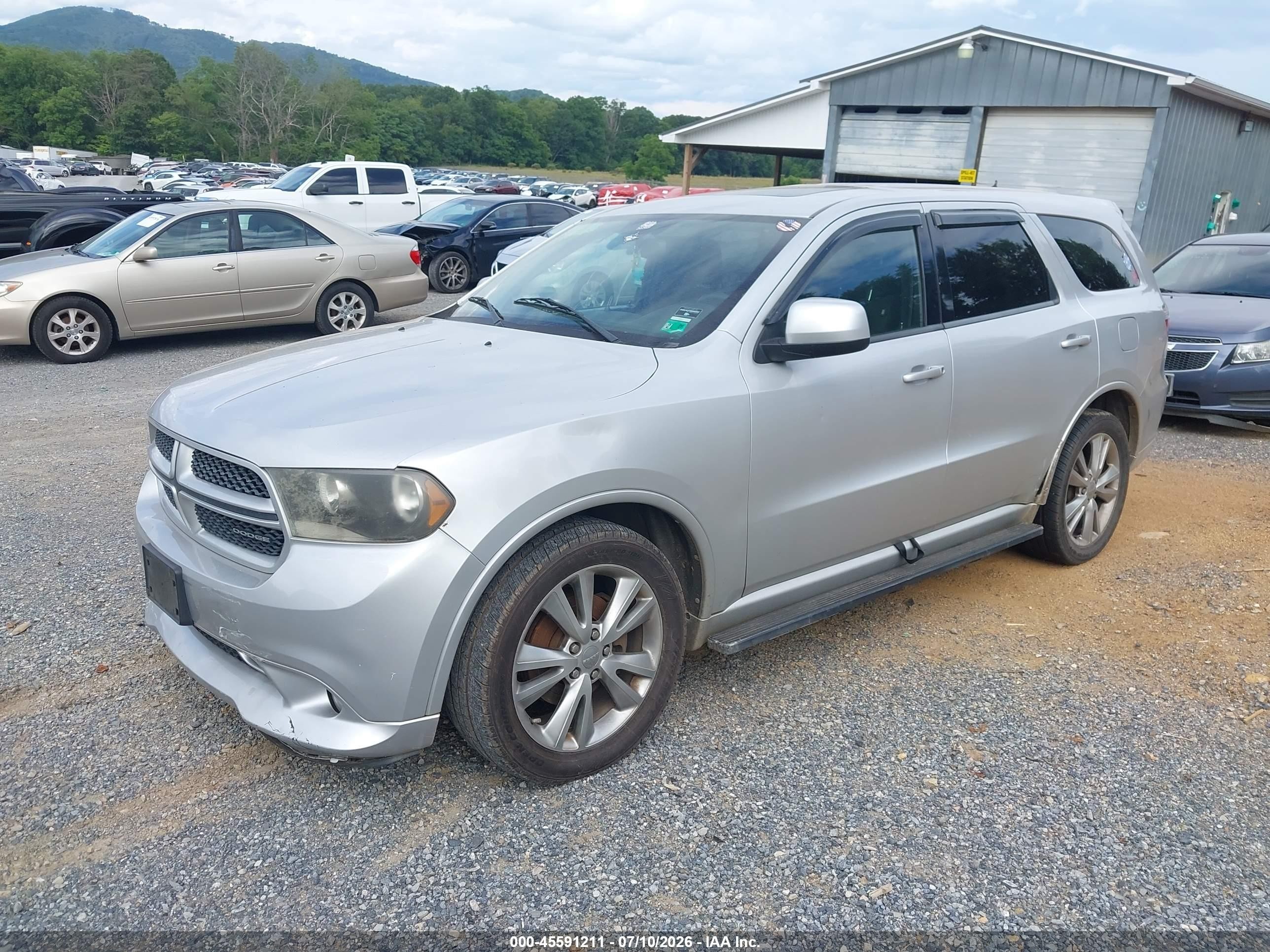 2011 Dodge Durango Heat Silver vin: 1D4RD3GG7BC687675