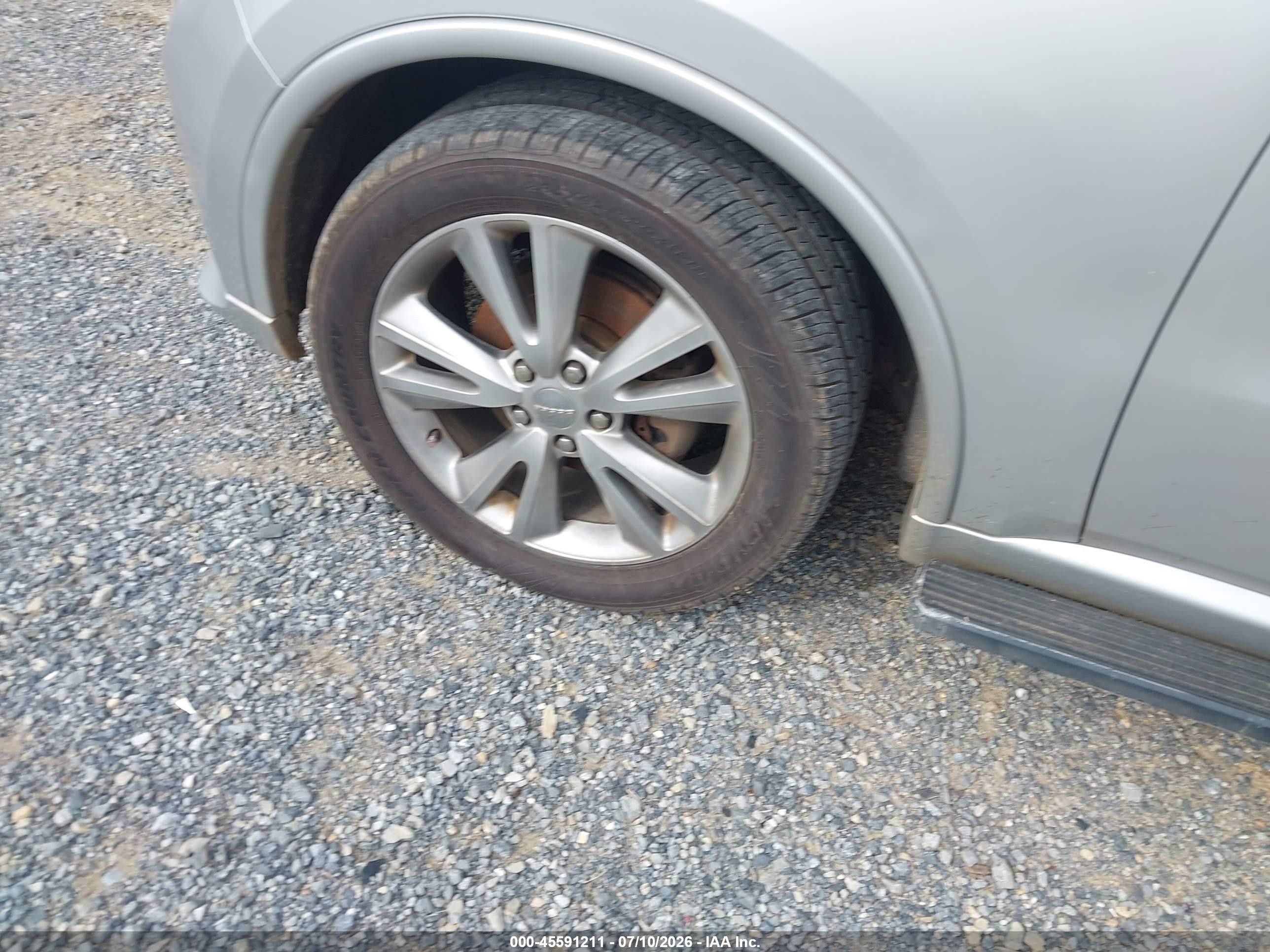 2011 Dodge Durango Heat Silver vin: 1D4RD3GG7BC687675