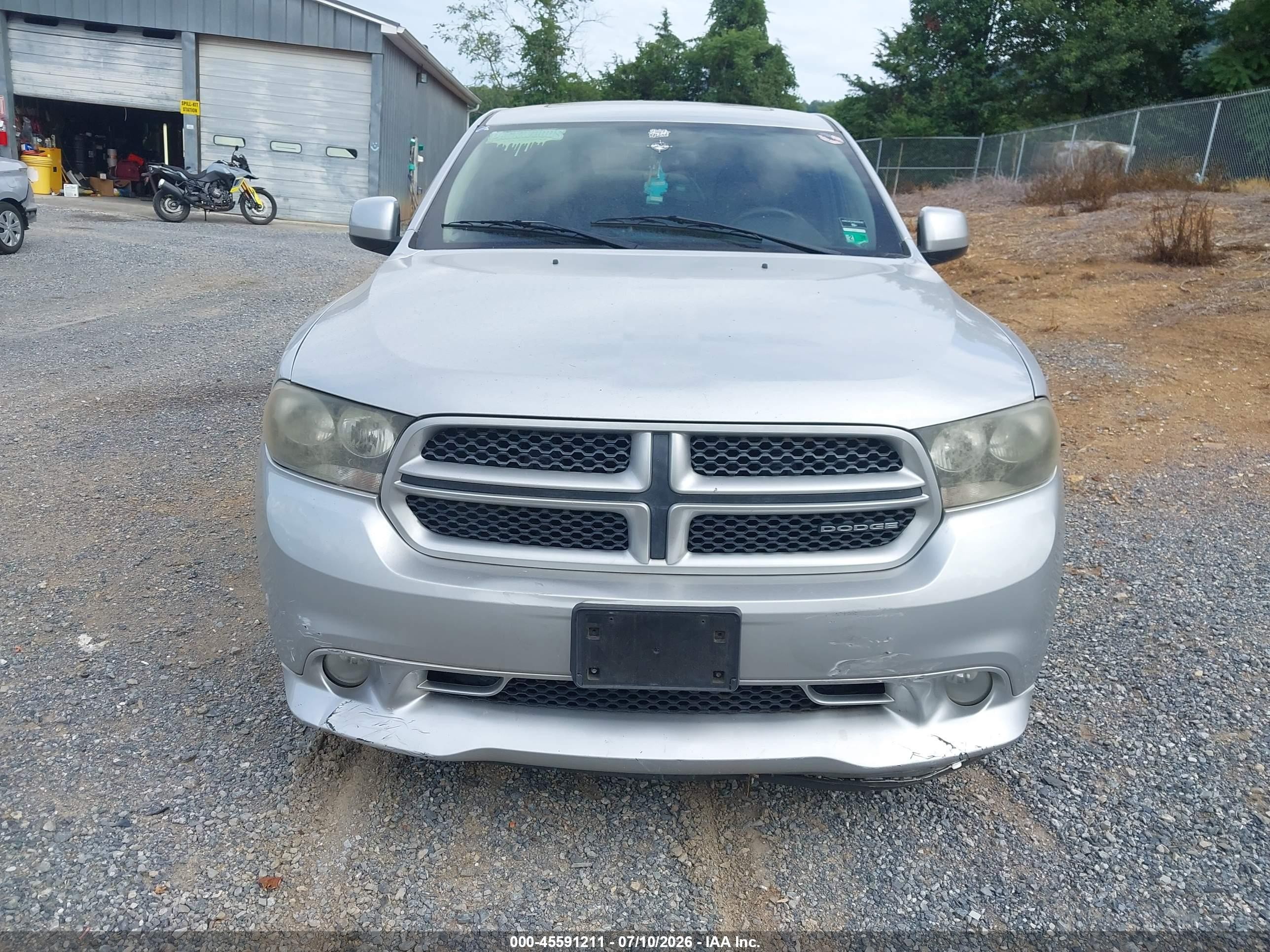 2011 Dodge Durango Heat Silver vin: 1D4RD3GG7BC687675