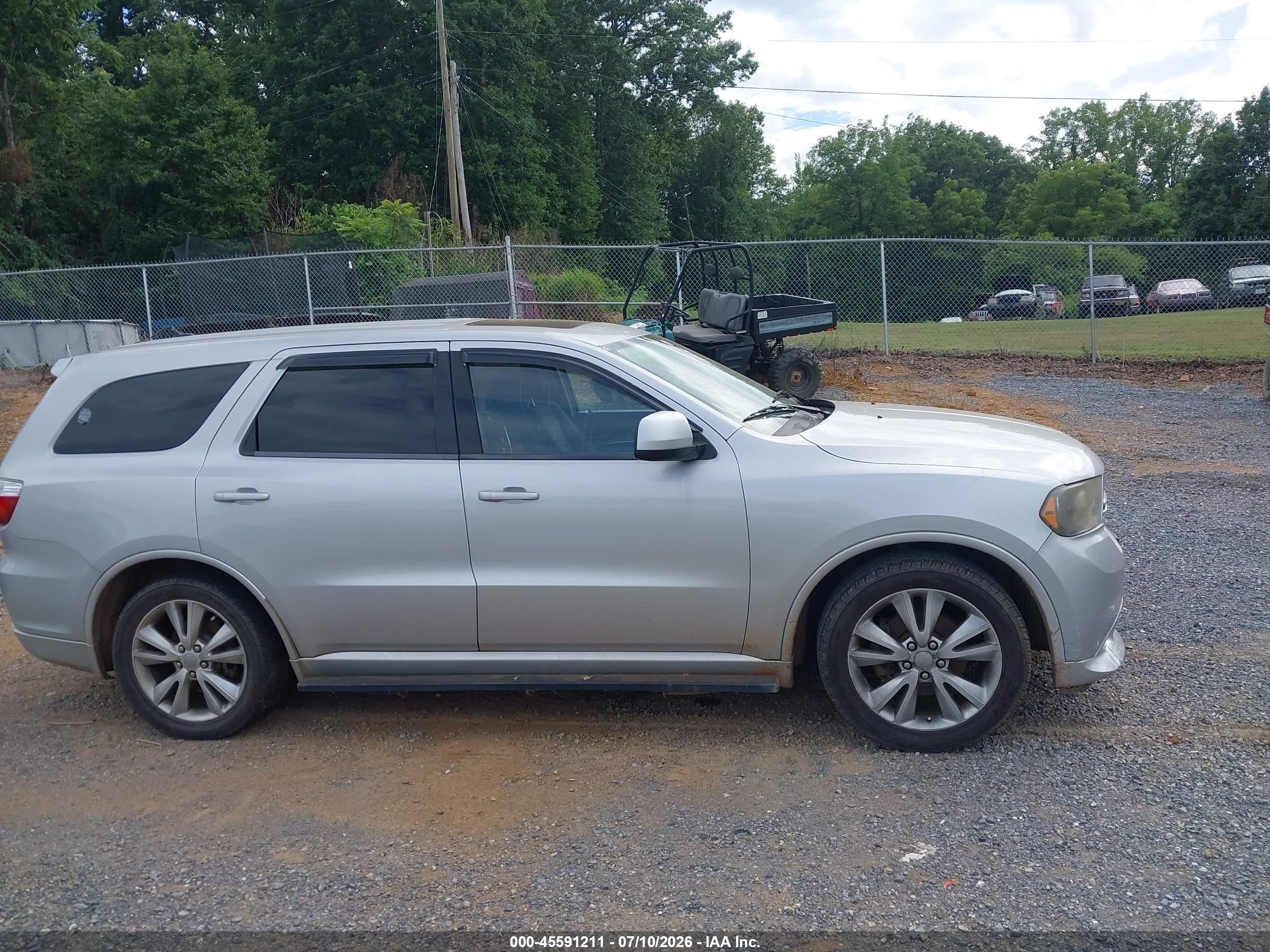 2011 Dodge Durango Heat Silver vin: 1D4RD3GG7BC687675