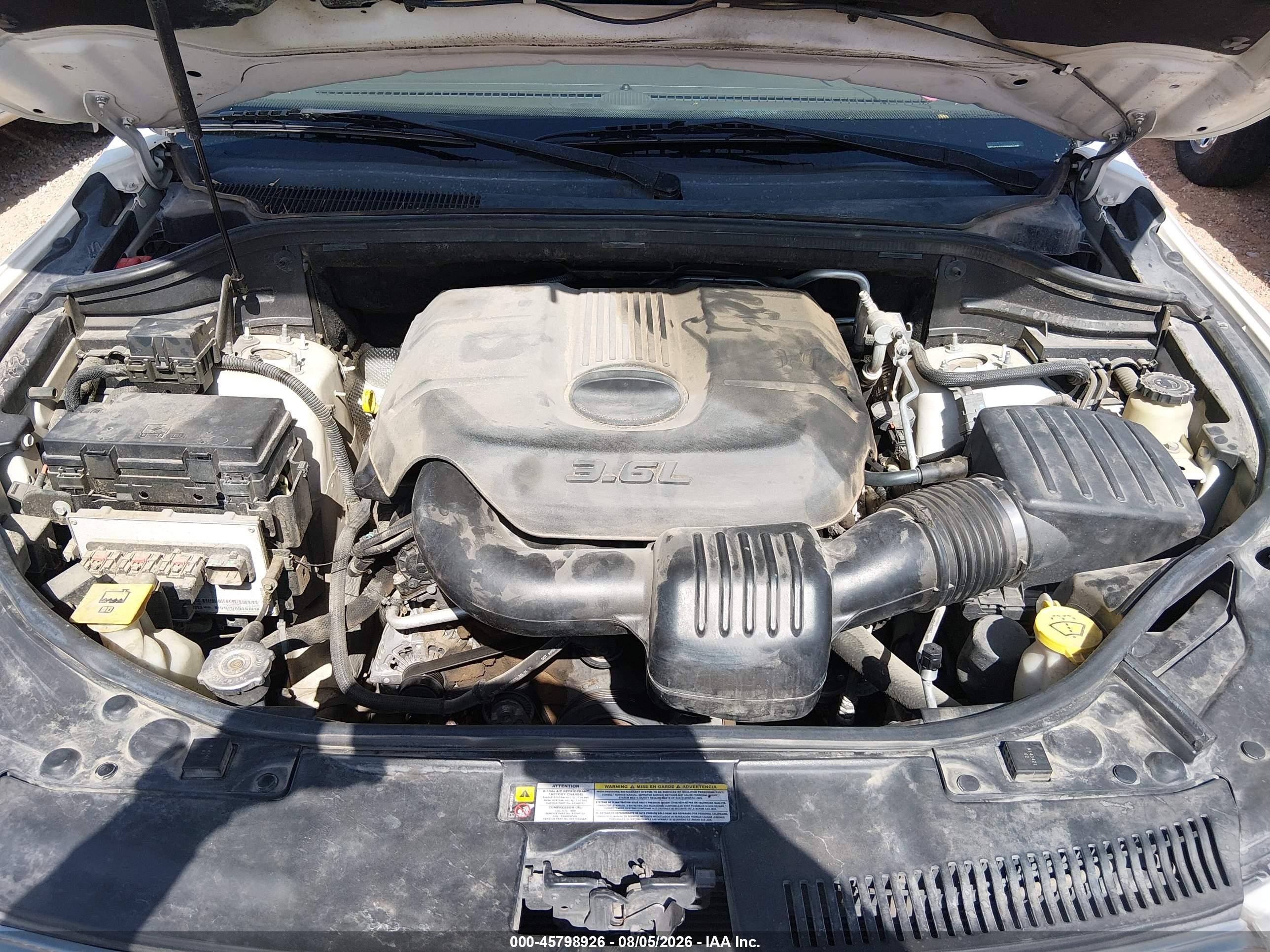 2011 Dodge Durango Crew White vin: 1D4RD4GG2BC633934