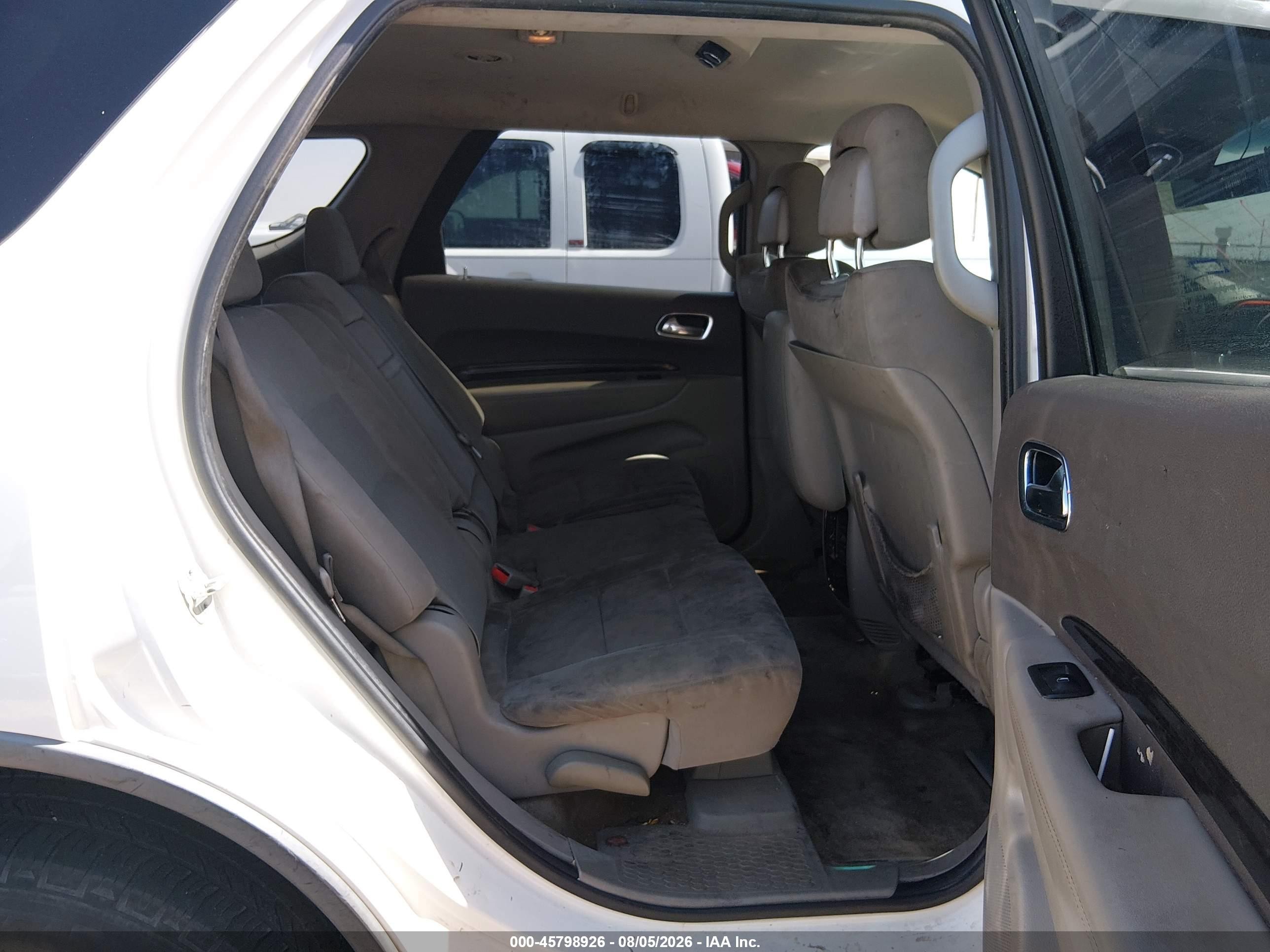 2011 Dodge Durango Crew White vin: 1D4RD4GG2BC633934