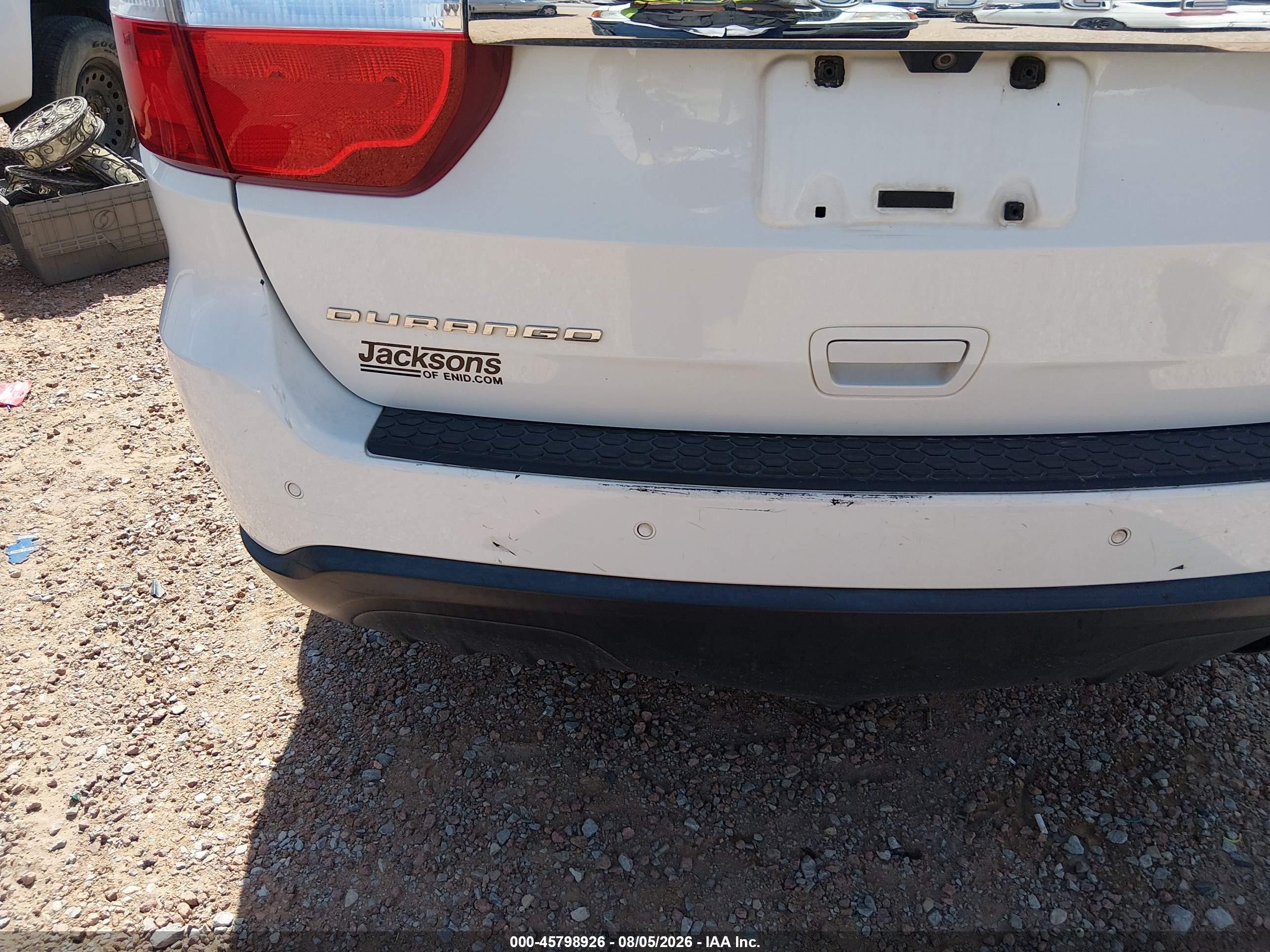 2011 Dodge Durango Crew White vin: 1D4RD4GG2BC633934