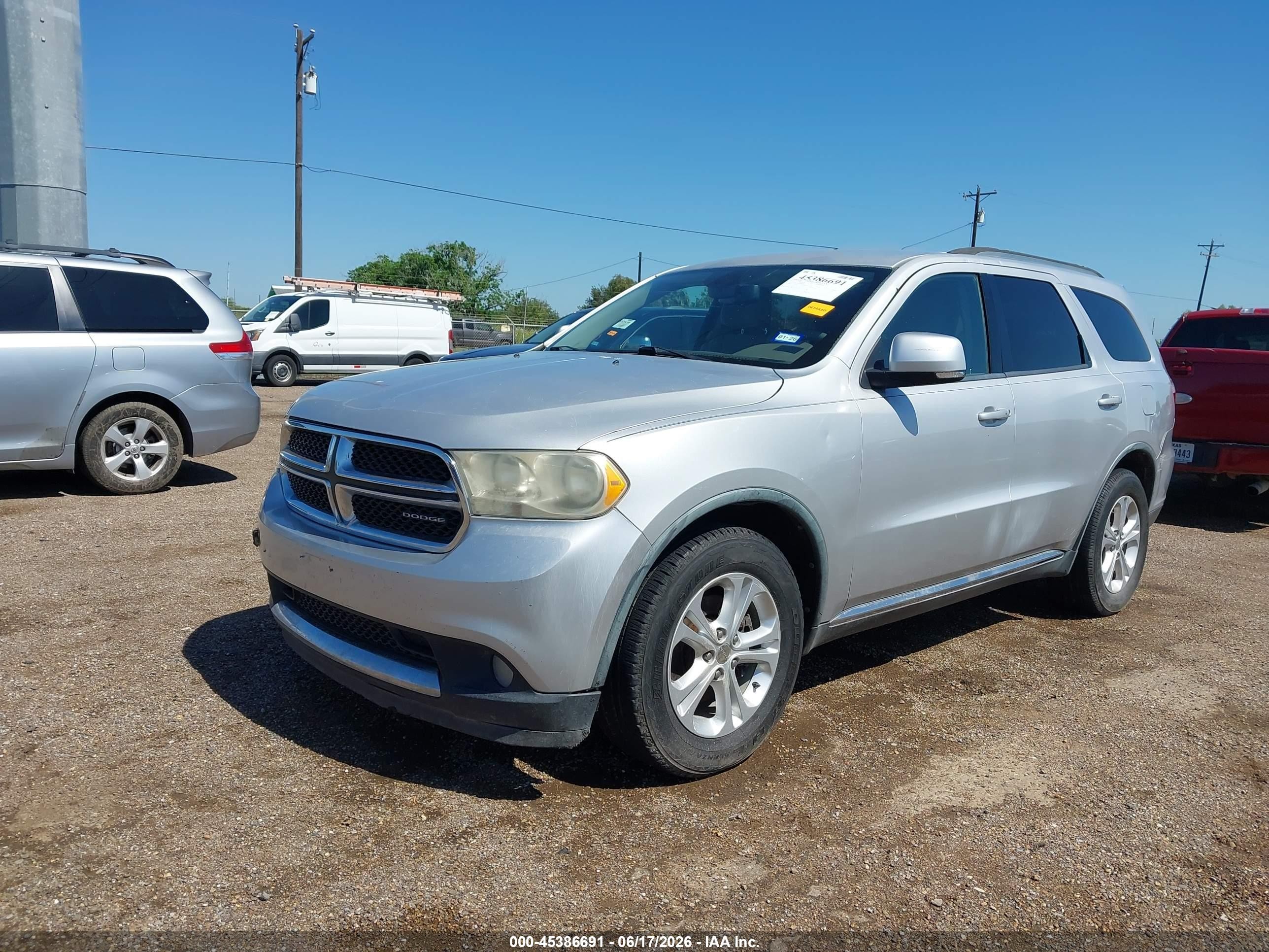 2011 Dodge Durango Crew Silver vin: 1D4RD4GG3BC598188