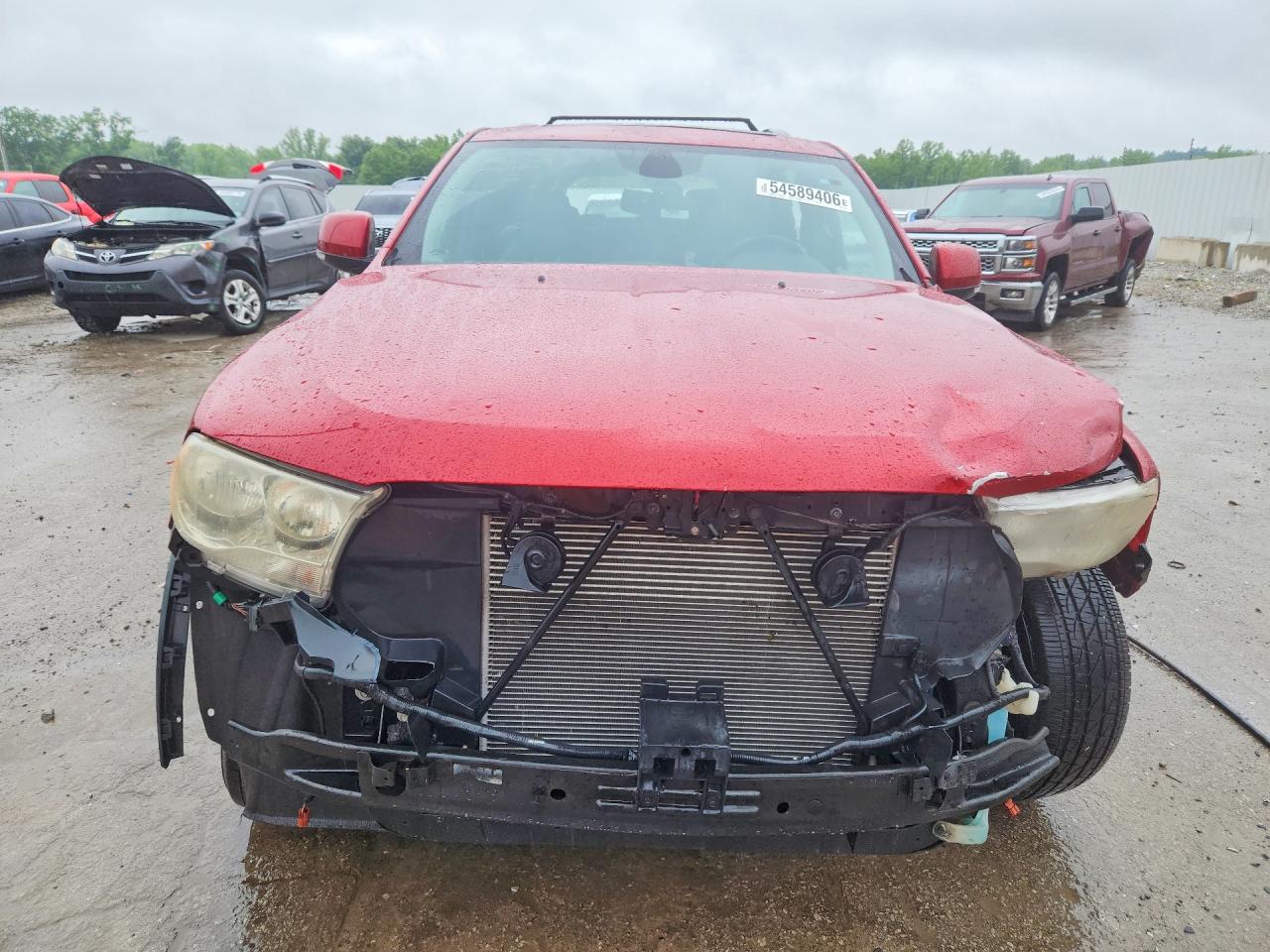 2011 Dodge Durango Crew Red vin: 1D4RD4GG3BC638298