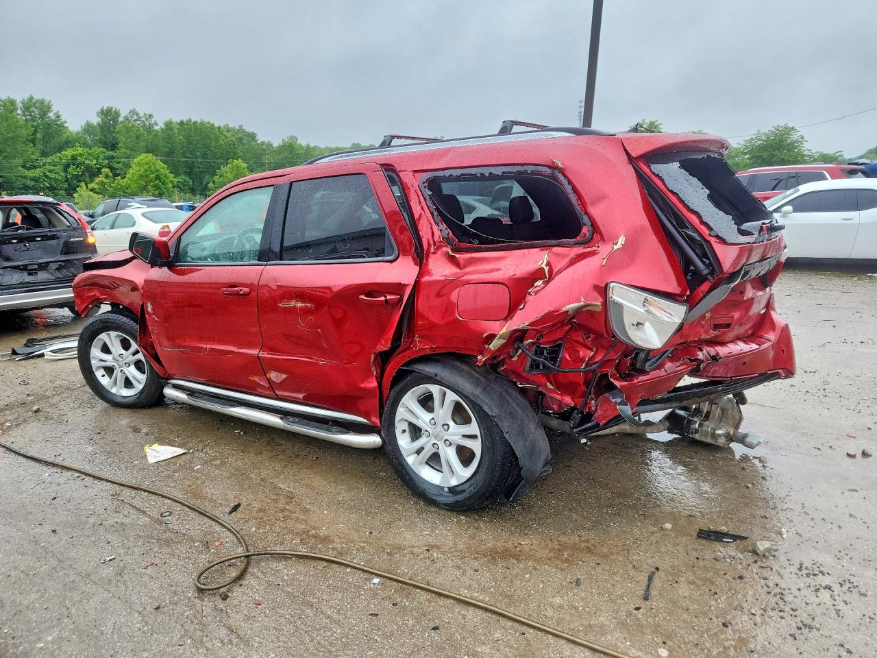 2011 Dodge Durango Crew Red vin: 1D4RD4GG3BC638298