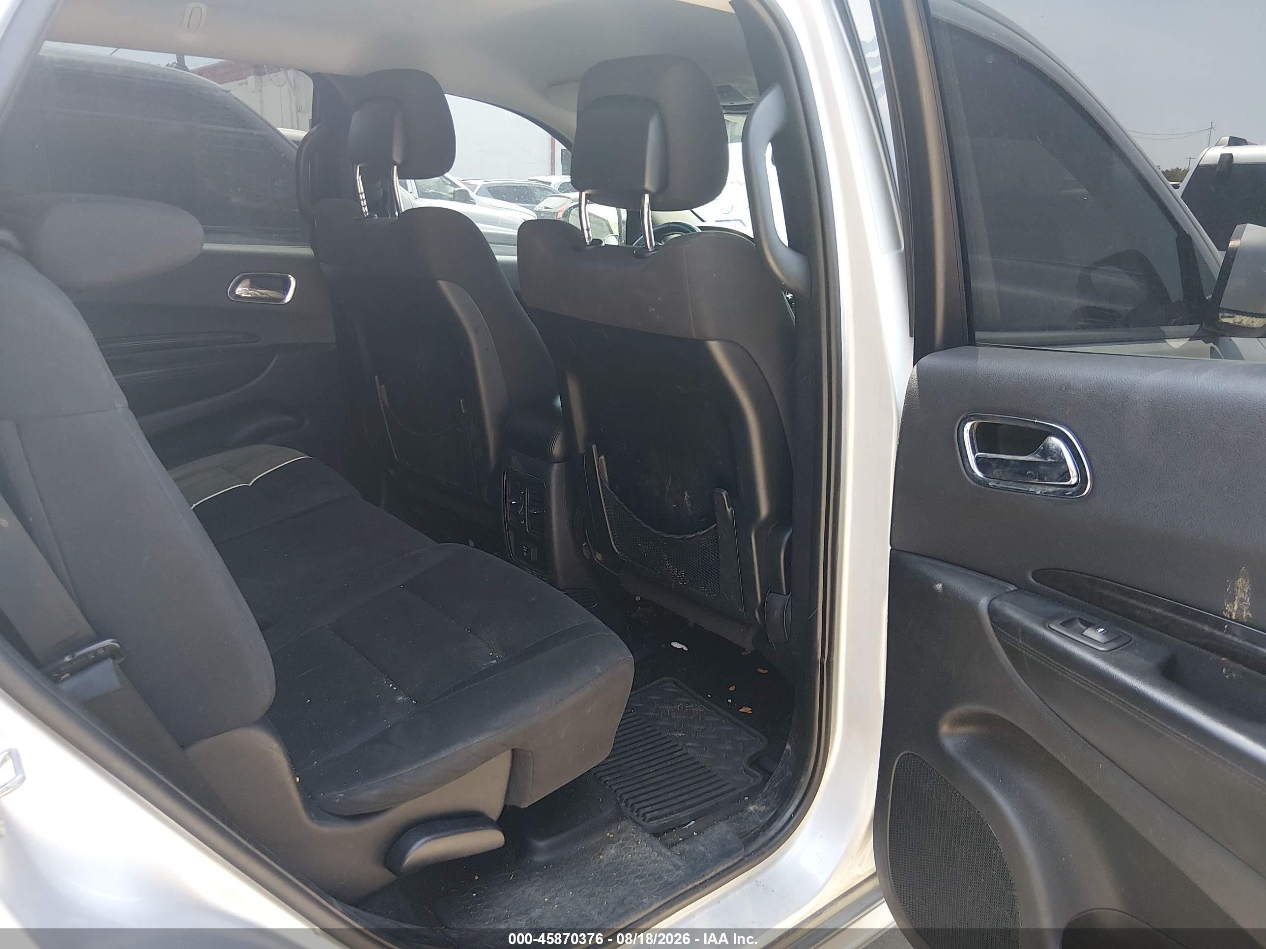 2011 Dodge Durango Crew Silver vin: 1D4RD4GG3BC660074