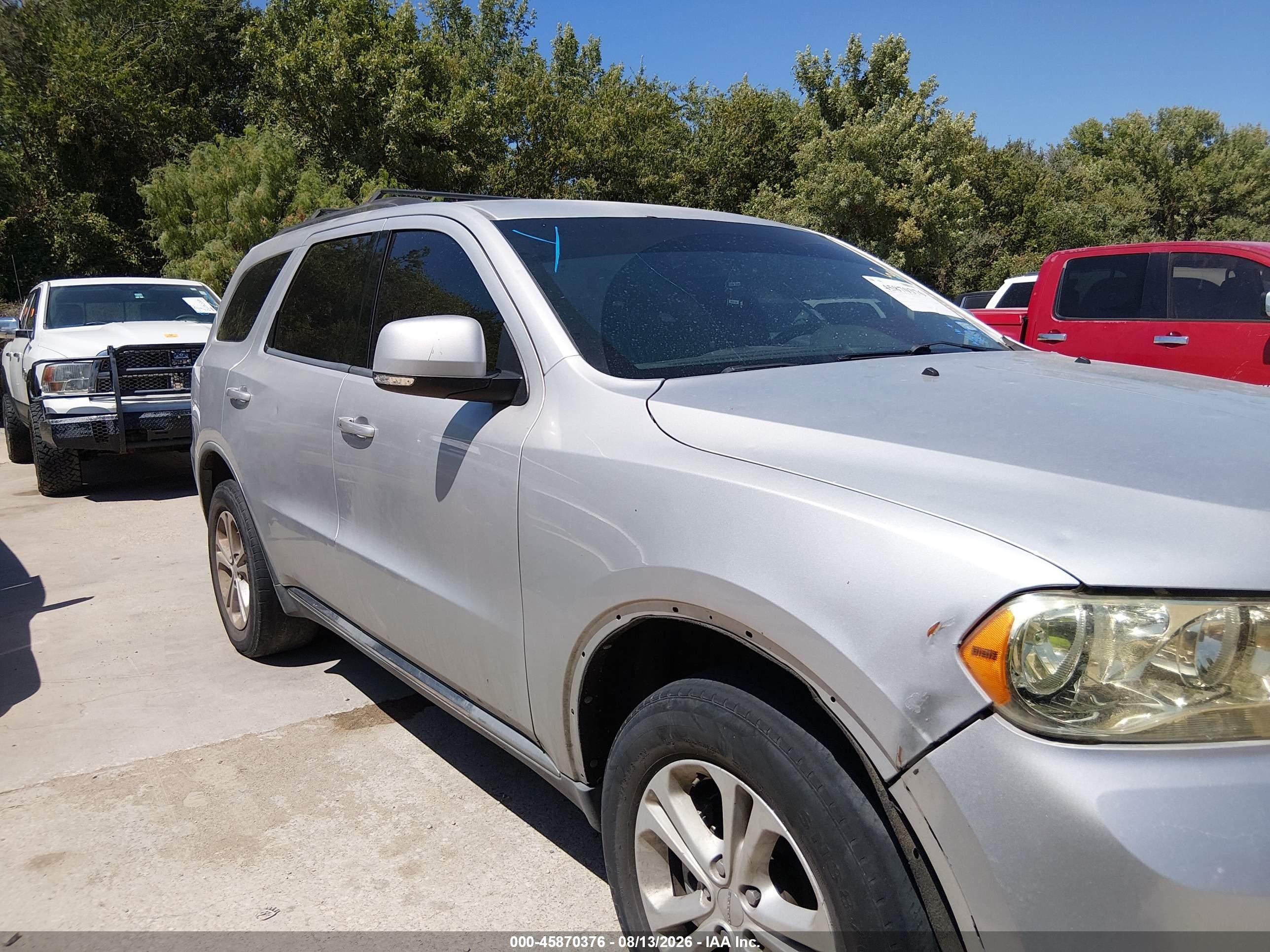 2011 Dodge Durango Crew Silver vin: 1D4RD4GG3BC660074