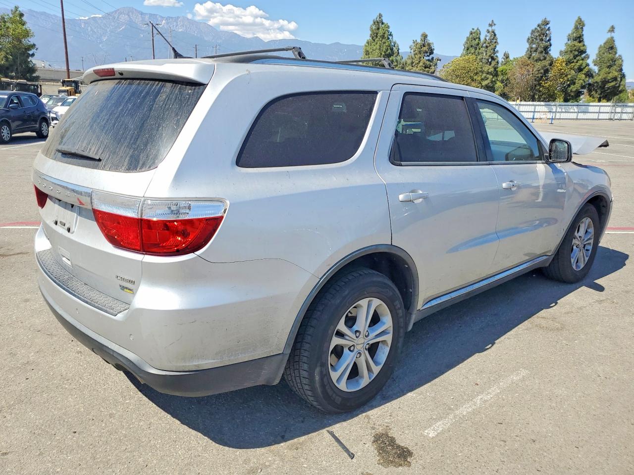 2011 Dodge Durango Crew Gray vin: 1D4RD4GG3BC729376