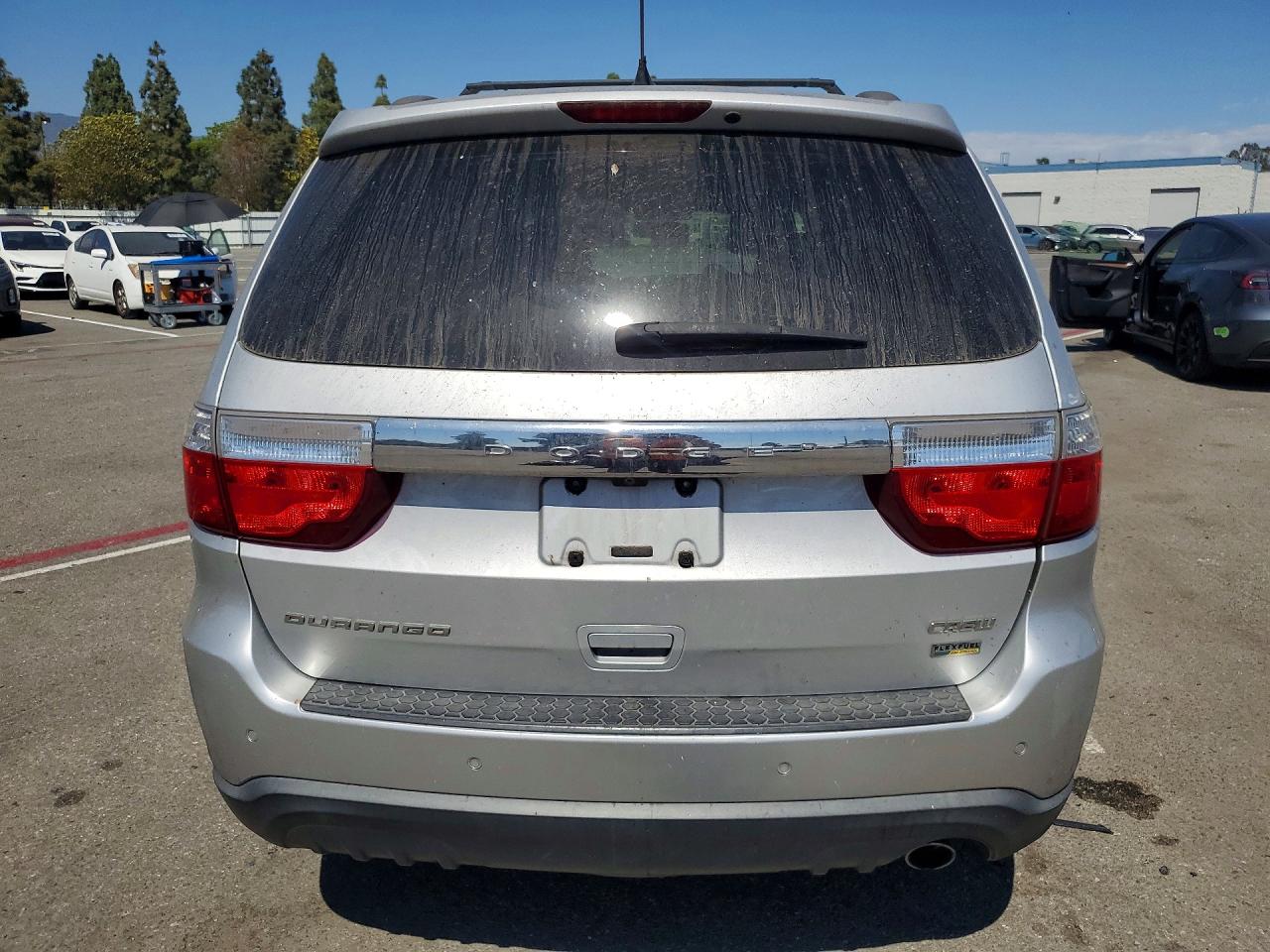 2011 Dodge Durango Crew Gray vin: 1D4RD4GG3BC729376