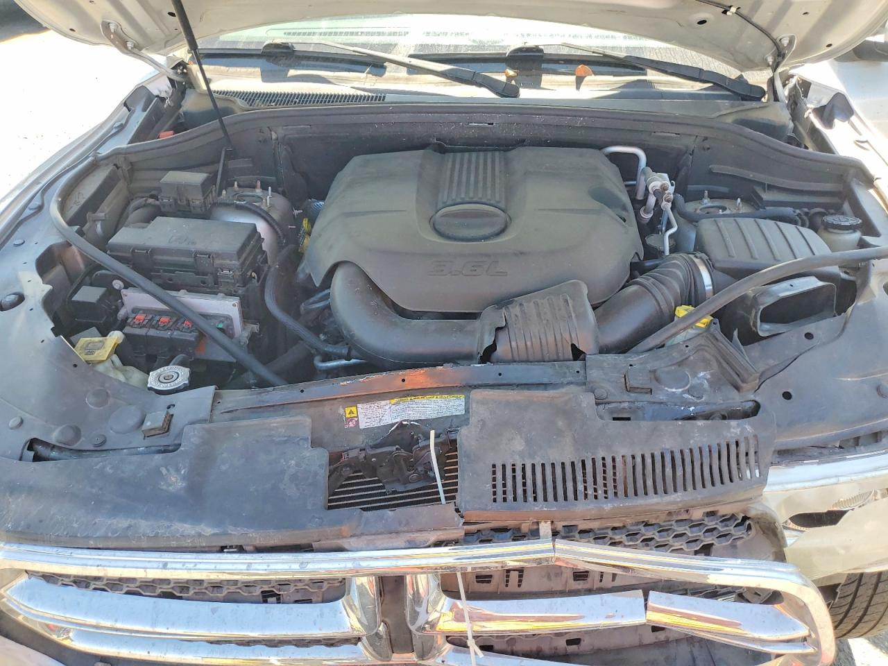 2011 Dodge Durango Crew Gray vin: 1D4RD4GG3BC729376