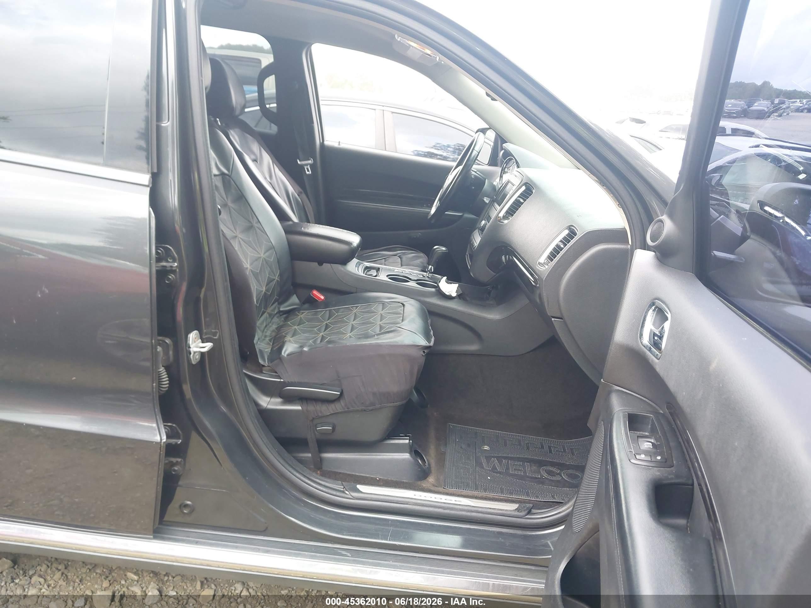 2011 Dodge Durango Crew Gray vin: 1D4RD4GG3BC732083