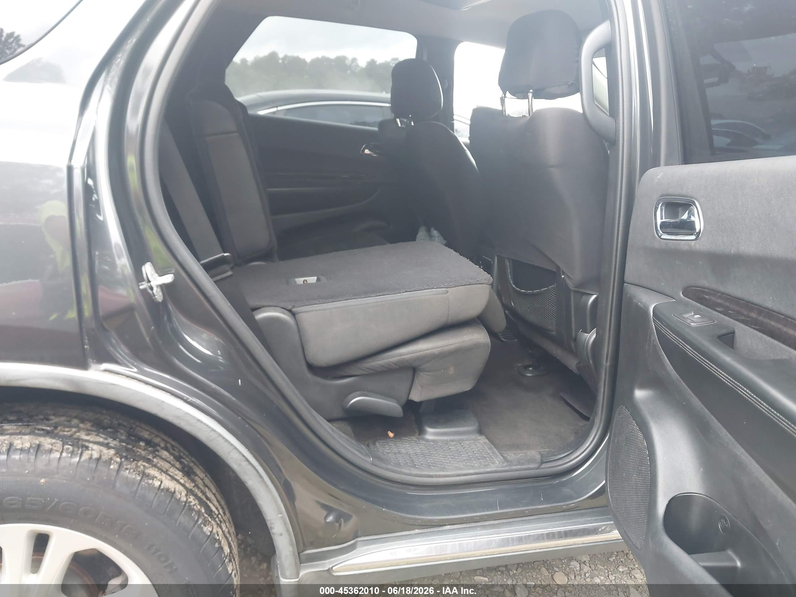 2011 Dodge Durango Crew Gray vin: 1D4RD4GG3BC732083
