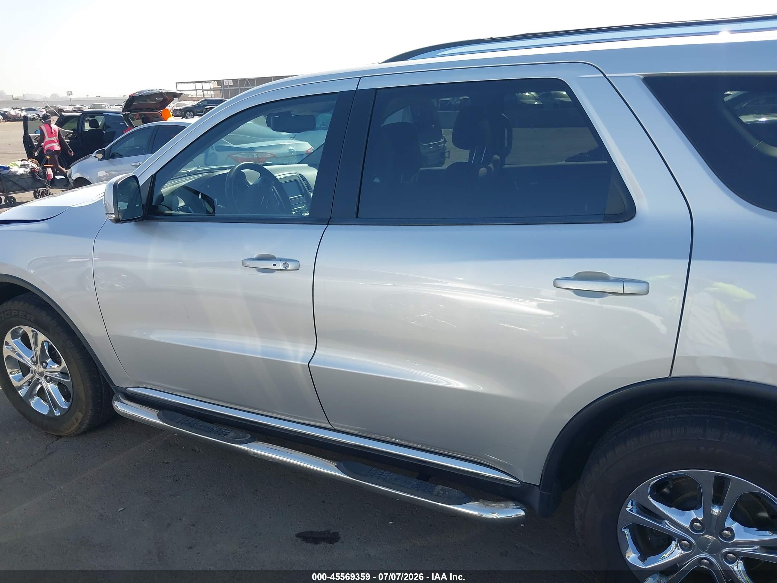 2011 Dodge Durango Crew Silver vin: 1D4RD4GG4BC695044