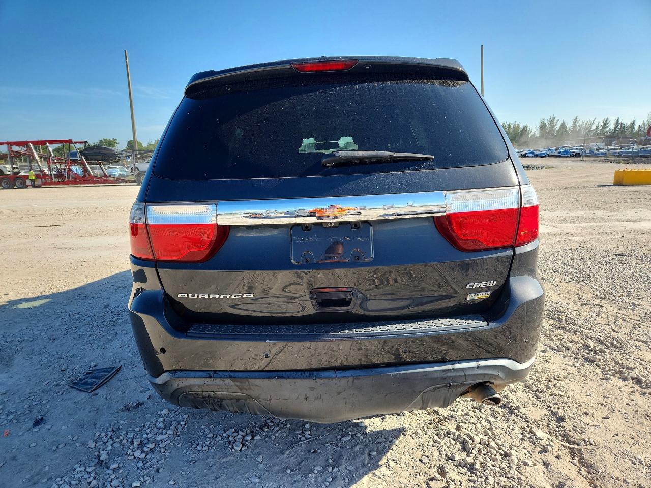 2011 Dodge Durango Crew Black vin: 1D4RD4GG4BC729483