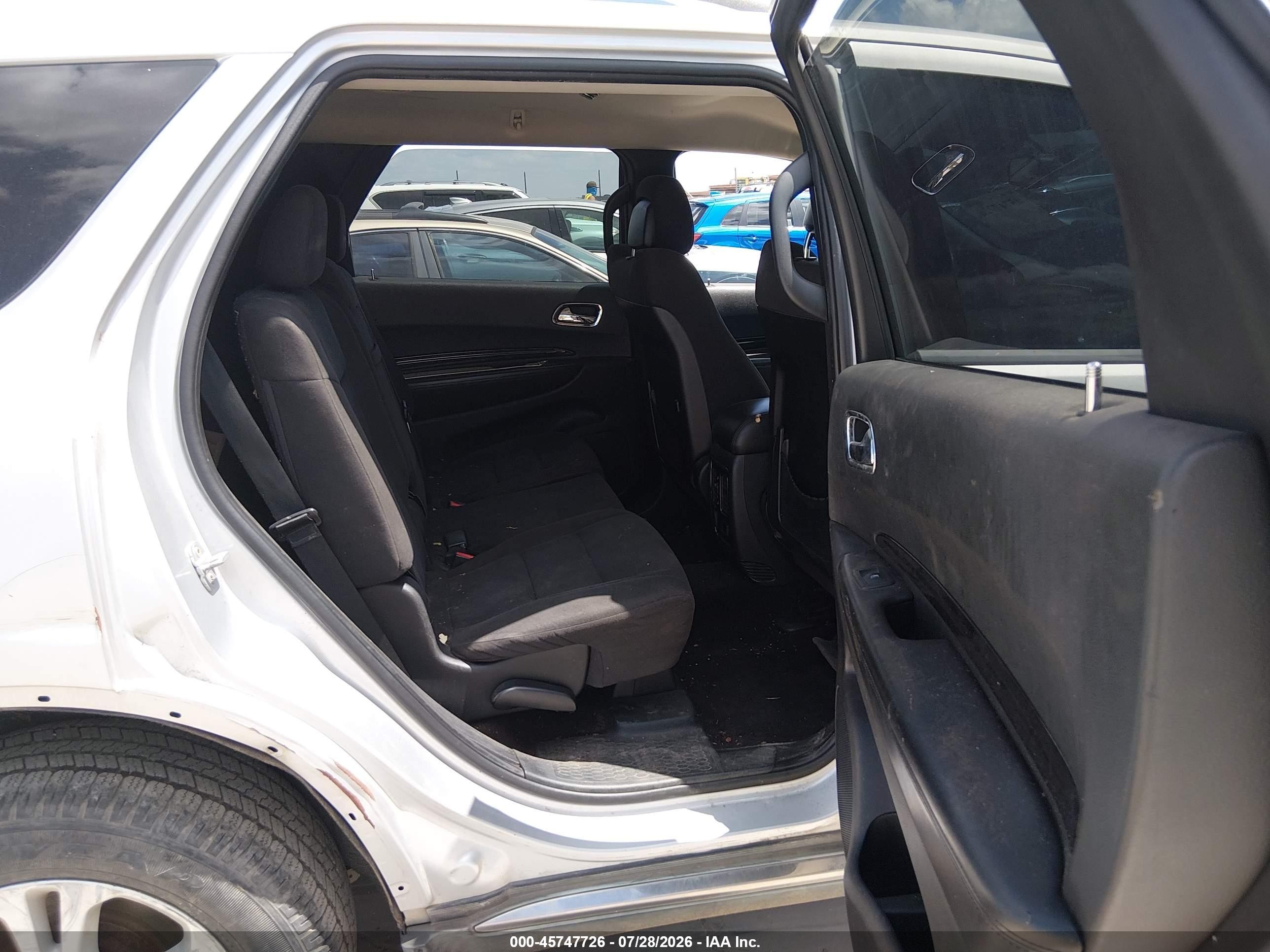 2011 Dodge Durango Crew Silver vin: 1D4RD4GG6BC720252
