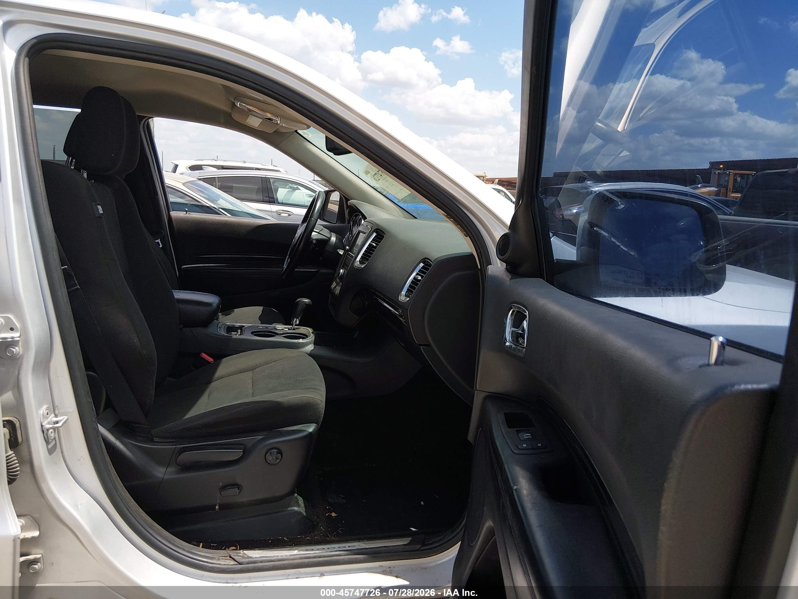 2011 Dodge Durango Crew Silver vin: 1D4RD4GG6BC720252