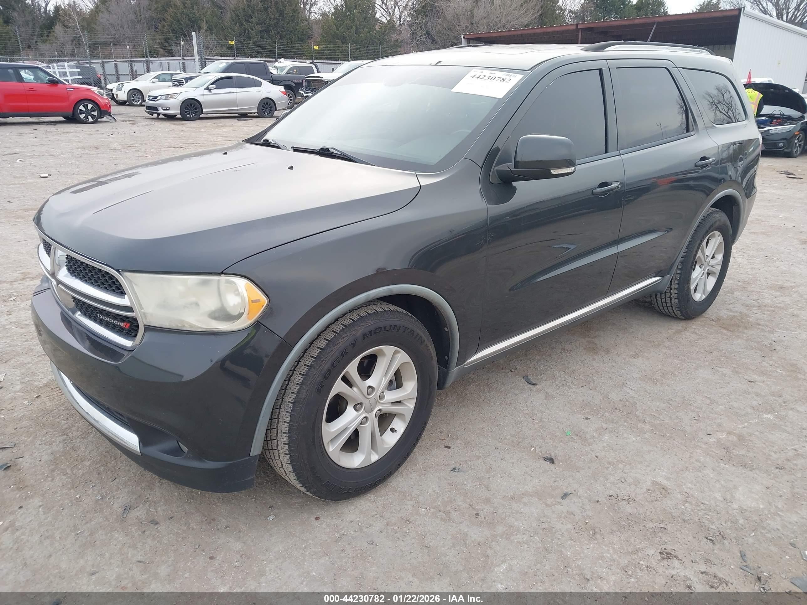 2011 Dodge Durango Crew Gray vin: 1D4RD4GG6BC720364