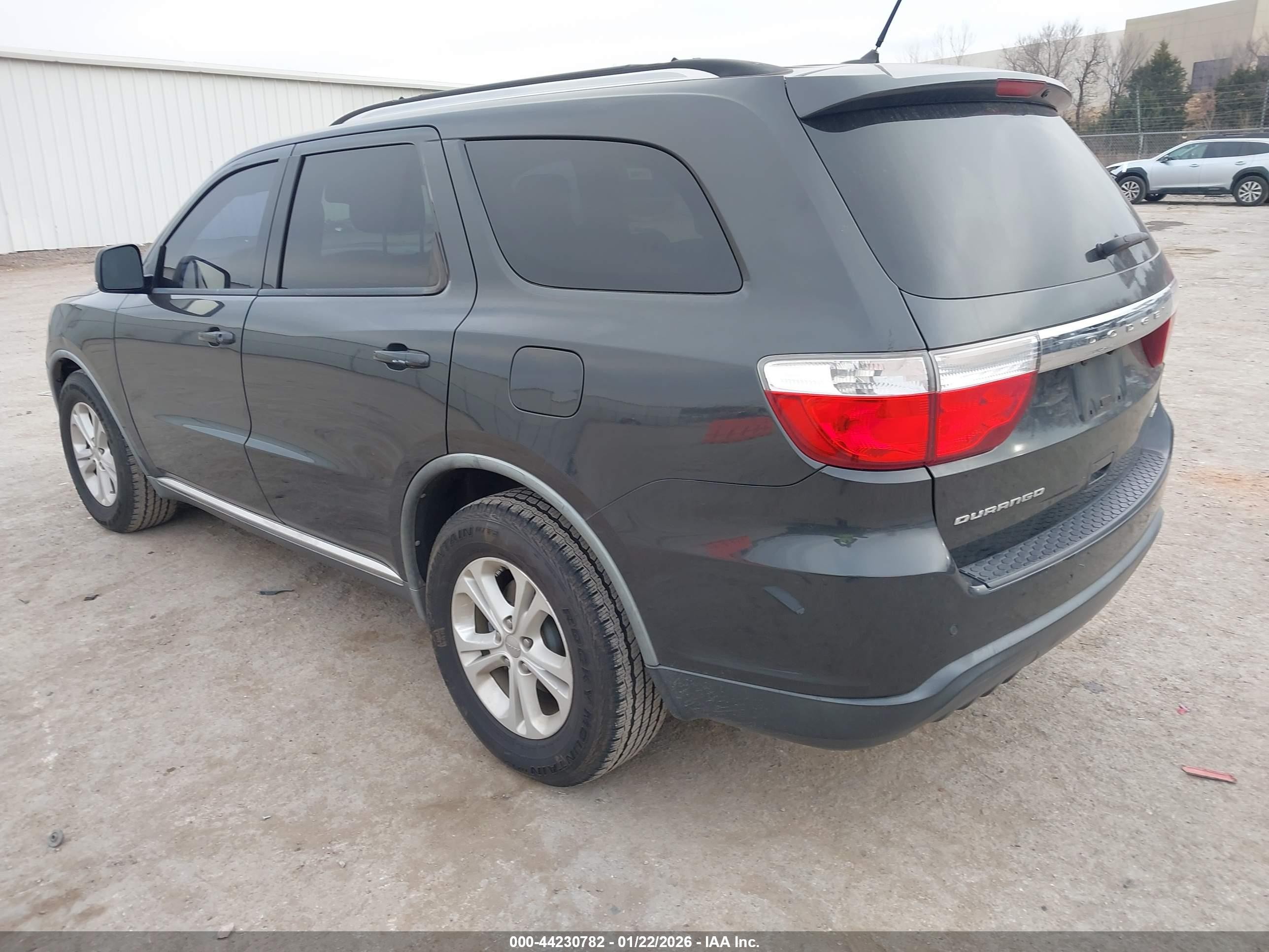 2011 Dodge Durango Crew Gray vin: 1D4RD4GG6BC720364
