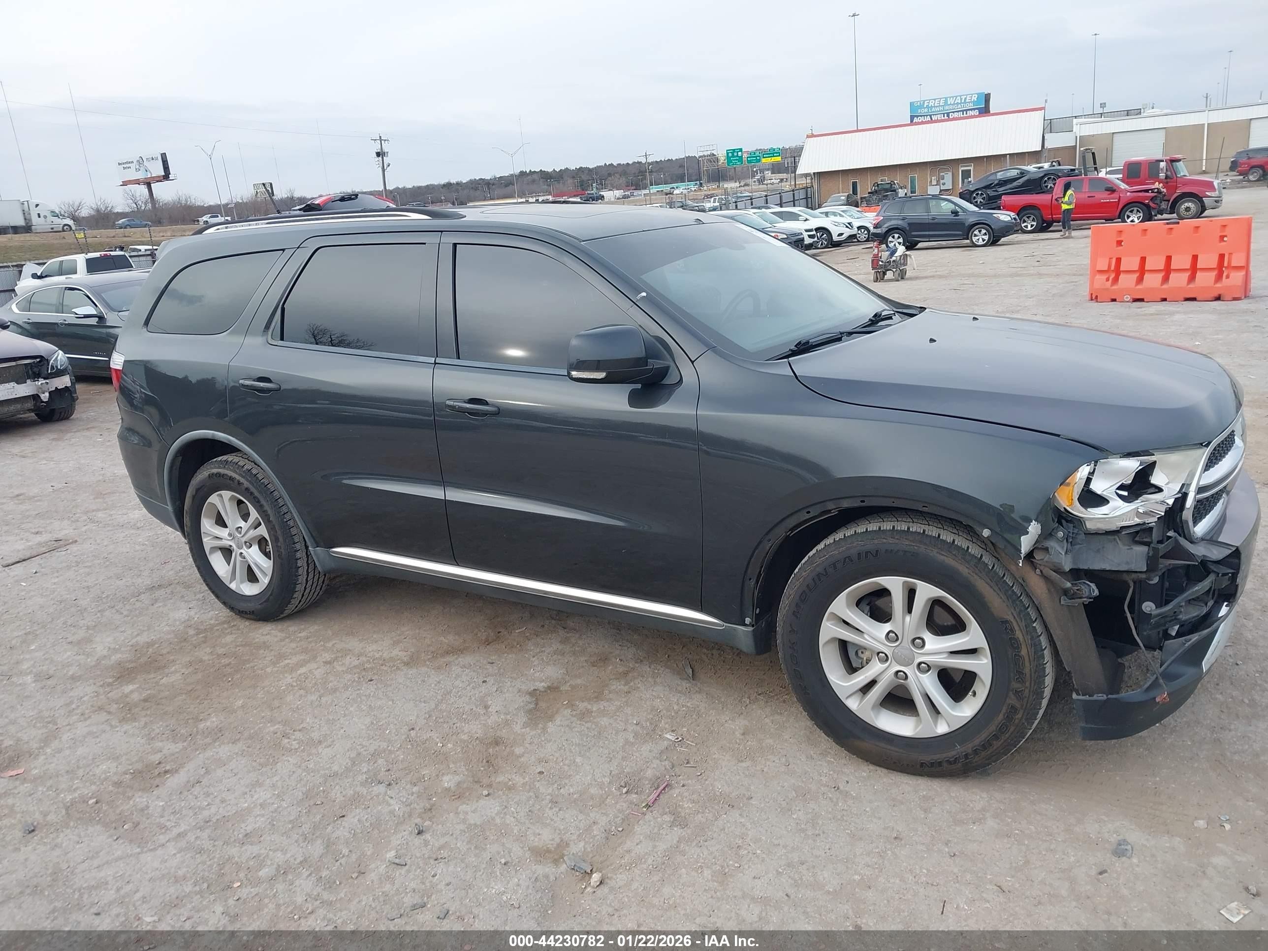 2011 Dodge Durango Crew Gray vin: 1D4RD4GG6BC720364