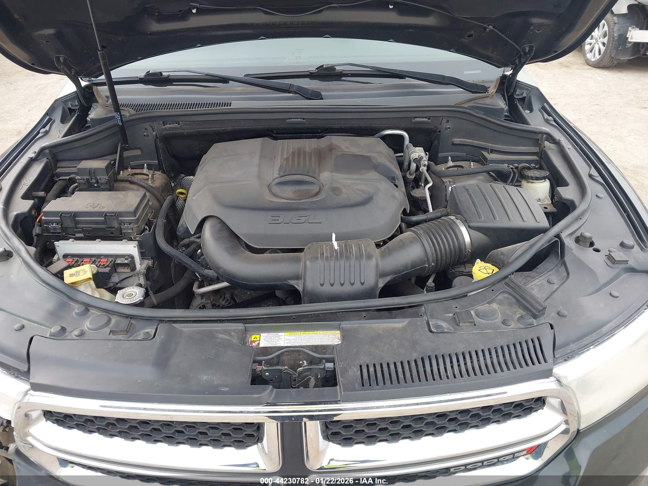 2011 Dodge Durango Crew Gray vin: 1D4RD4GG6BC720364