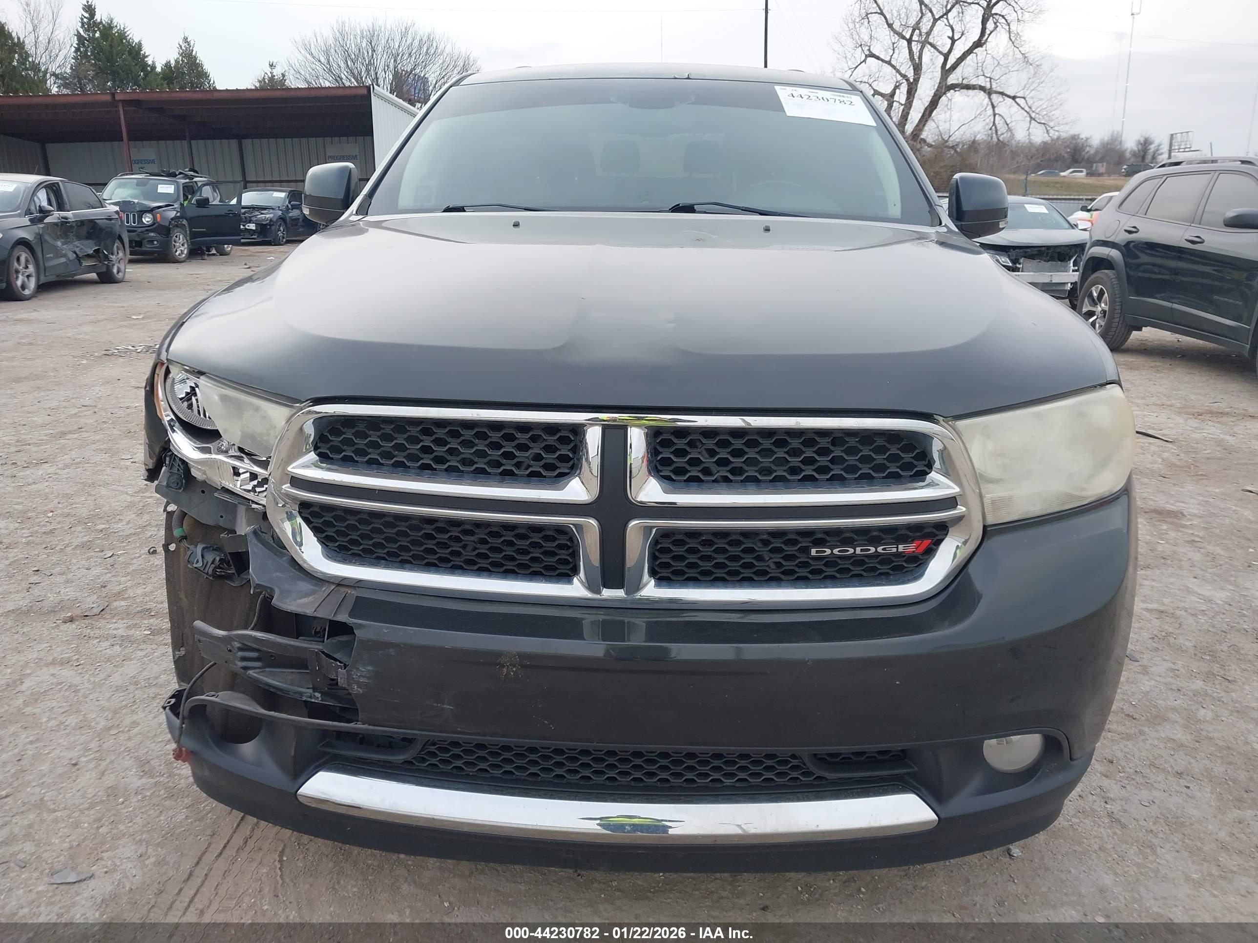 2011 Dodge Durango Crew Gray vin: 1D4RD4GG6BC720364