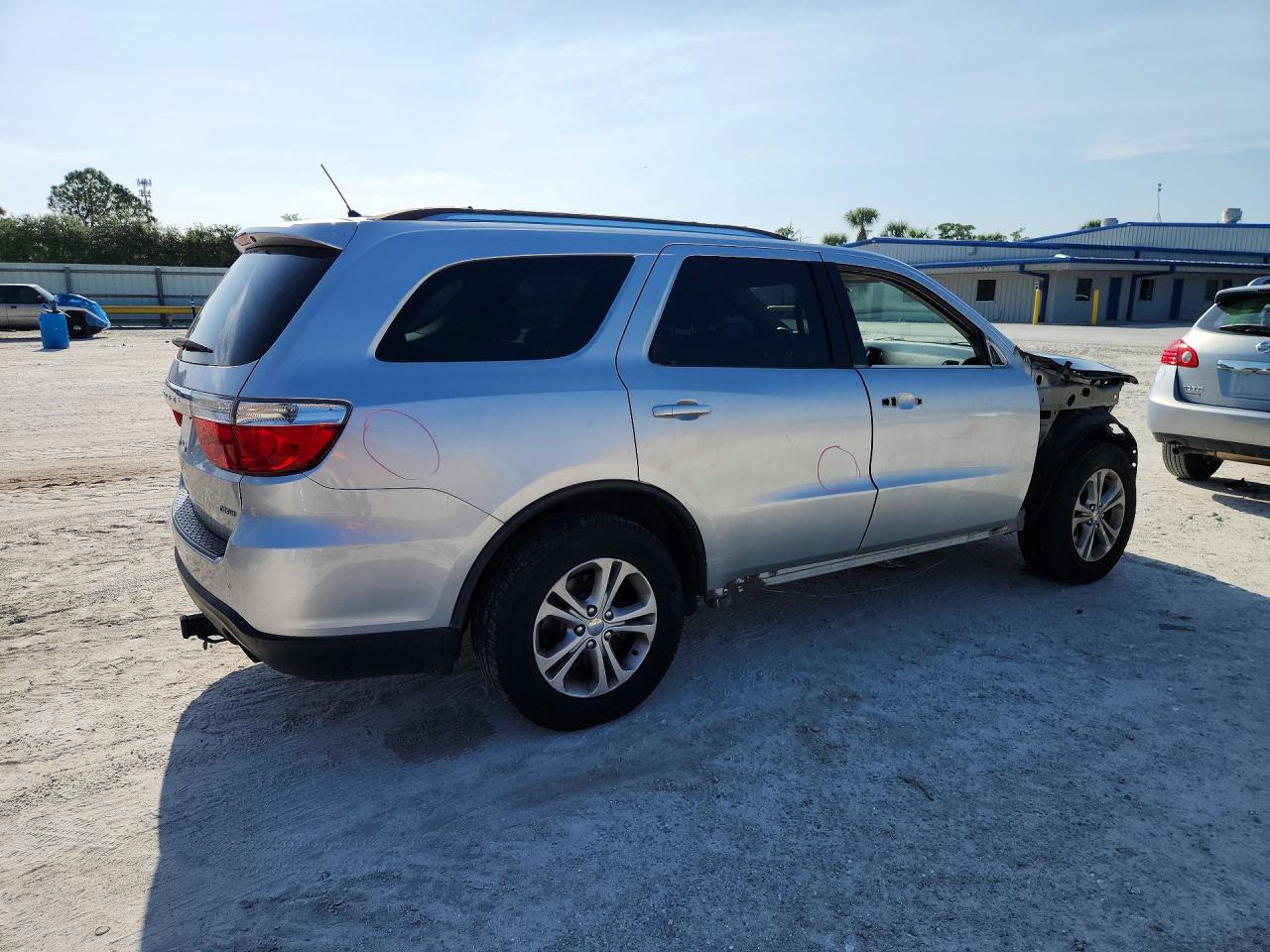 2011 Dodge Durango Crew Silver vin: 1D4RD4GG7BC732135