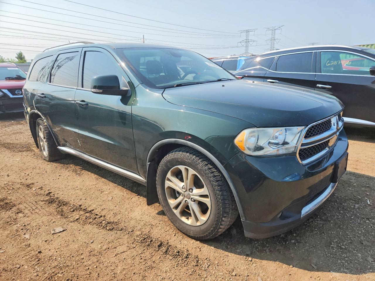 2011 Dodge Durango Crew Green vin: 1D4RD4GG8BC653007