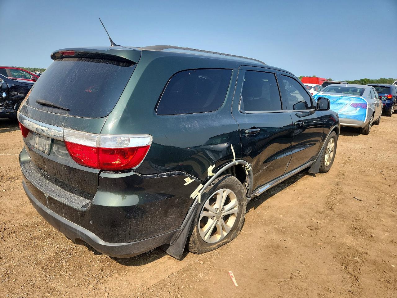 2011 Dodge Durango Crew Green vin: 1D4RD4GG8BC653007