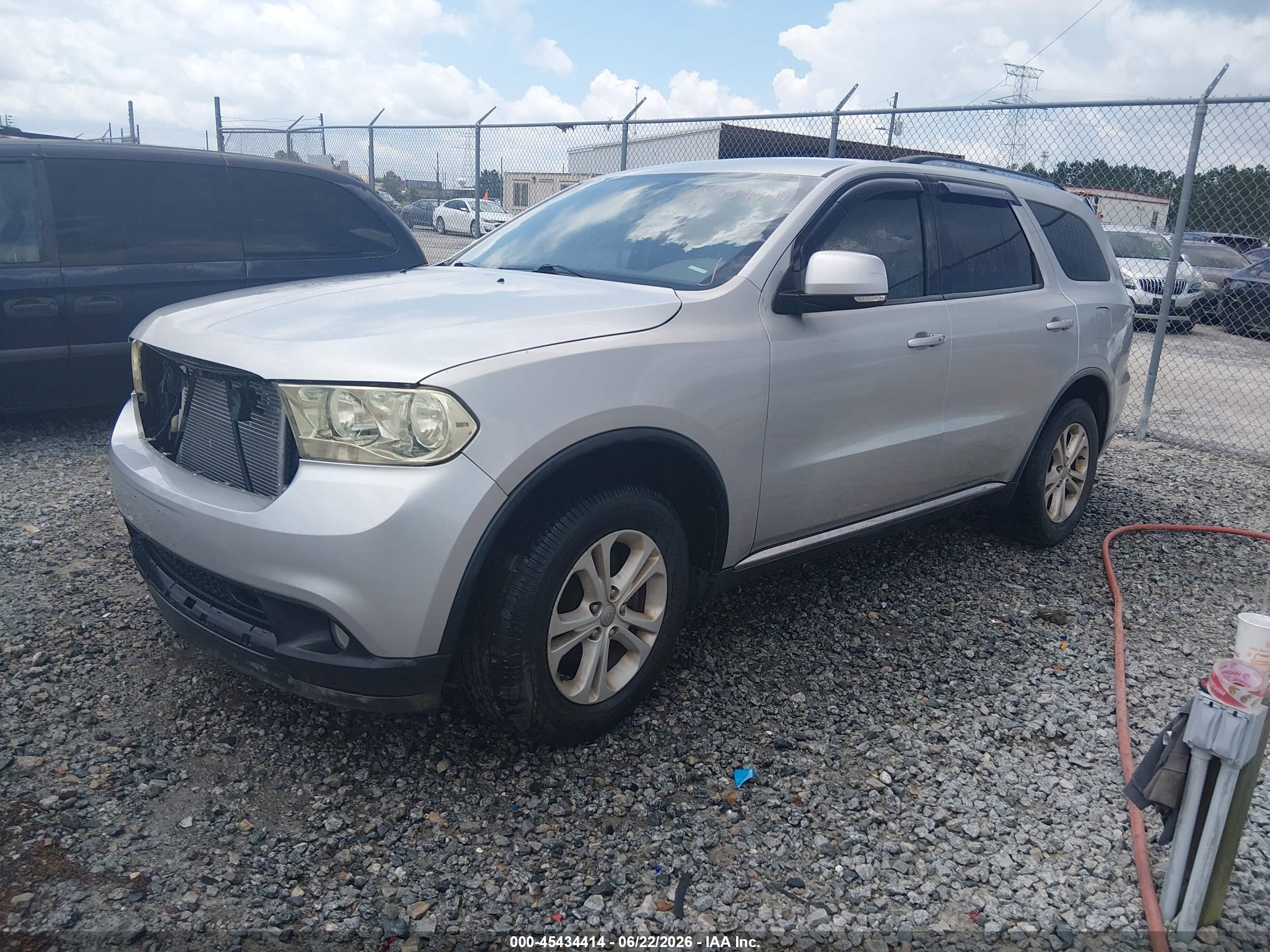 2011 Dodge Durango Crew Gray vin: 1D4RD4GG9BC630318