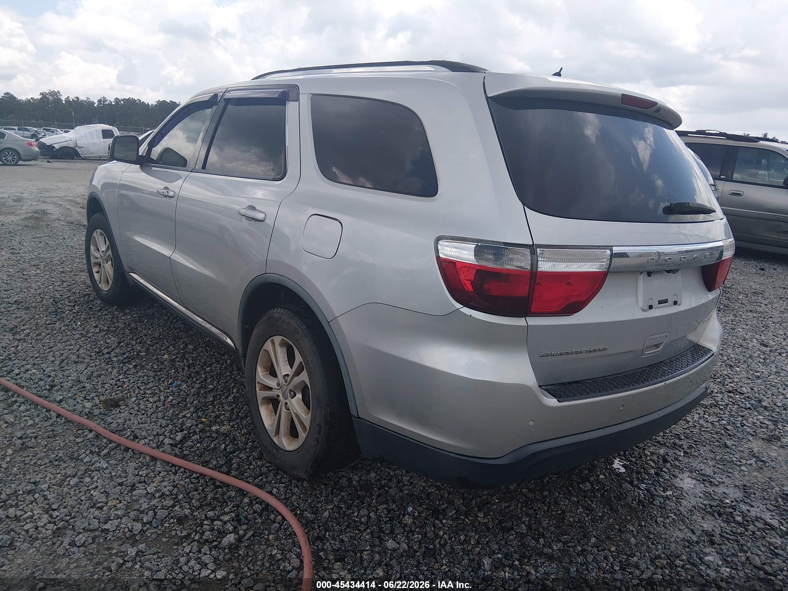 2011 Dodge Durango Crew Gray vin: 1D4RD4GG9BC630318
