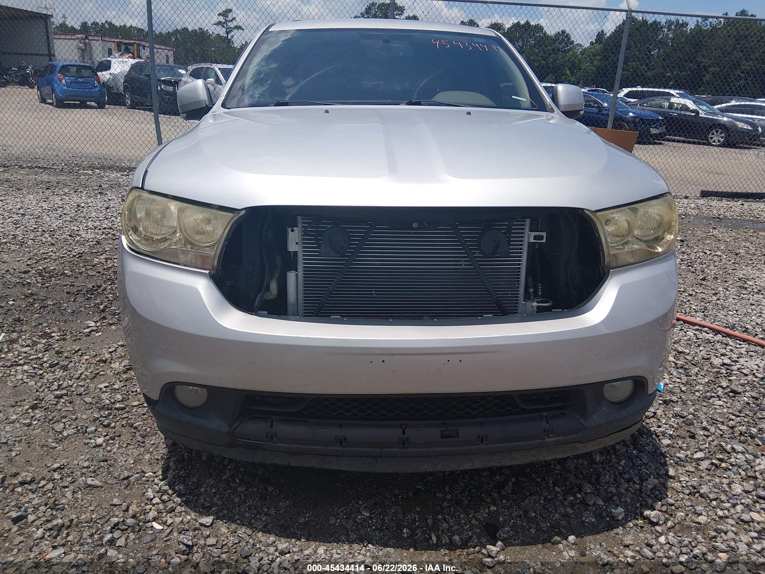 2011 Dodge Durango Crew Gray vin: 1D4RD4GG9BC630318