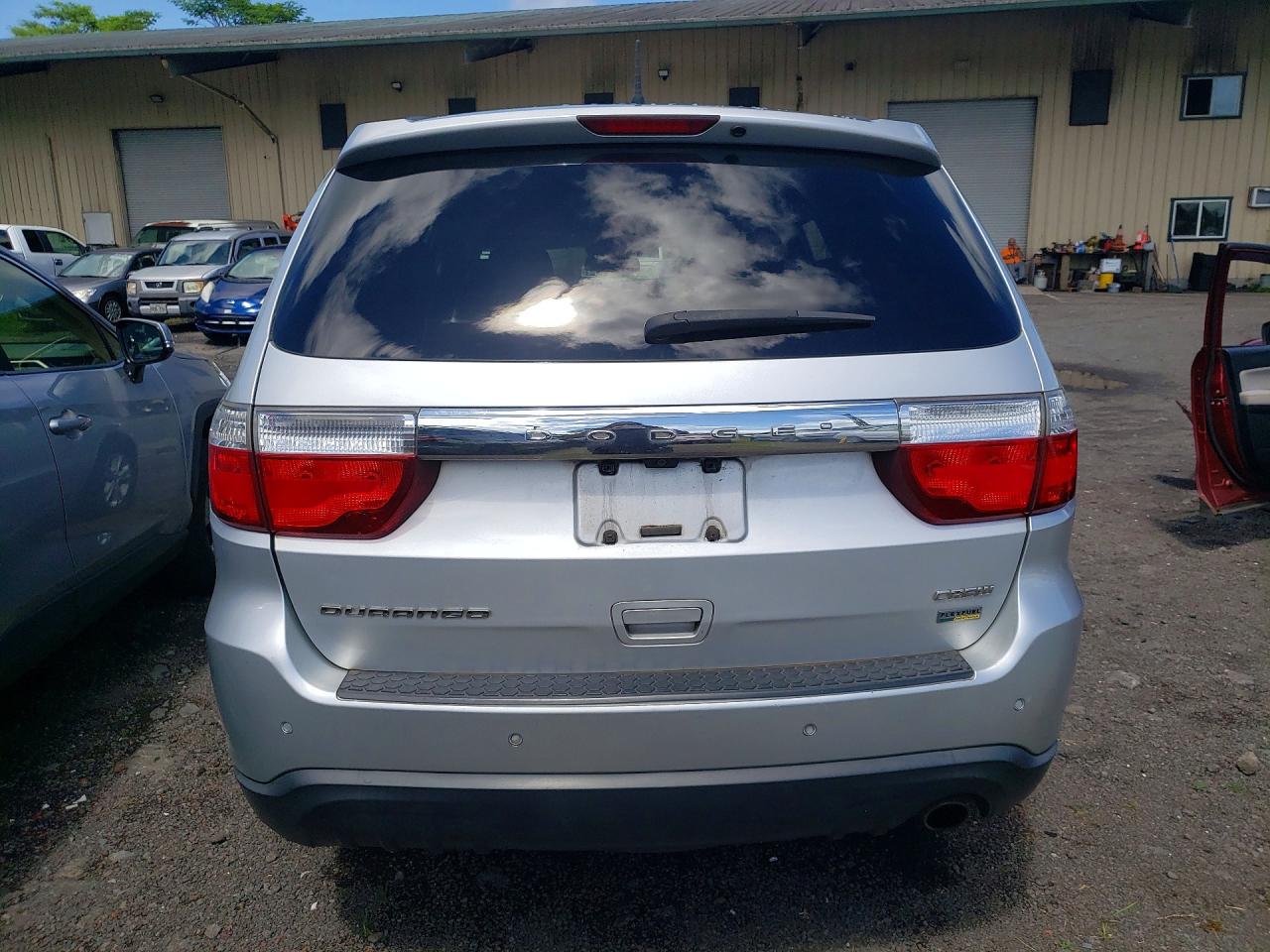 2011 Dodge Durango Silver vin: 1D4RD4GG9BC720276