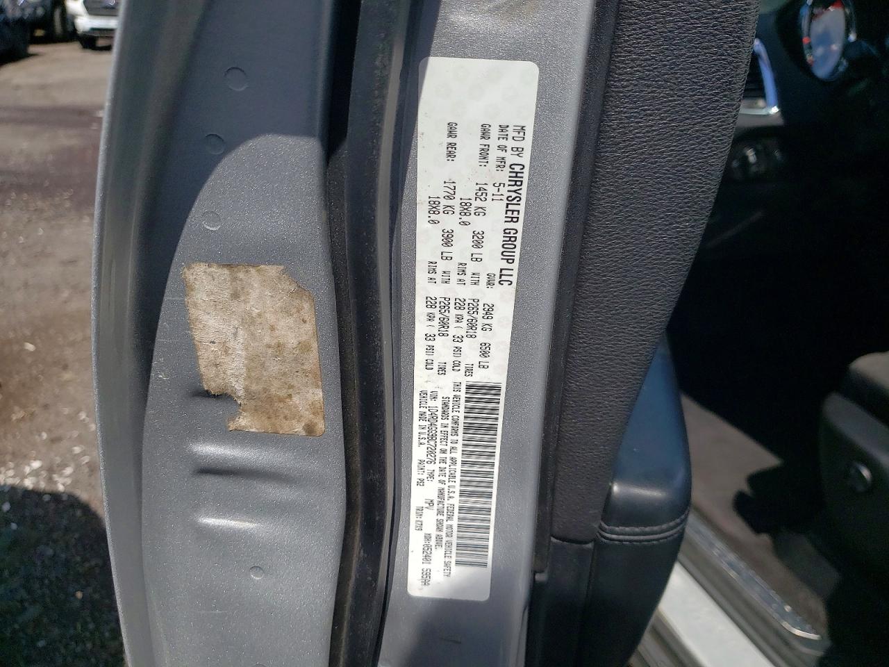 2011 Dodge Durango Silver vin: 1D4RD4GG9BC720276