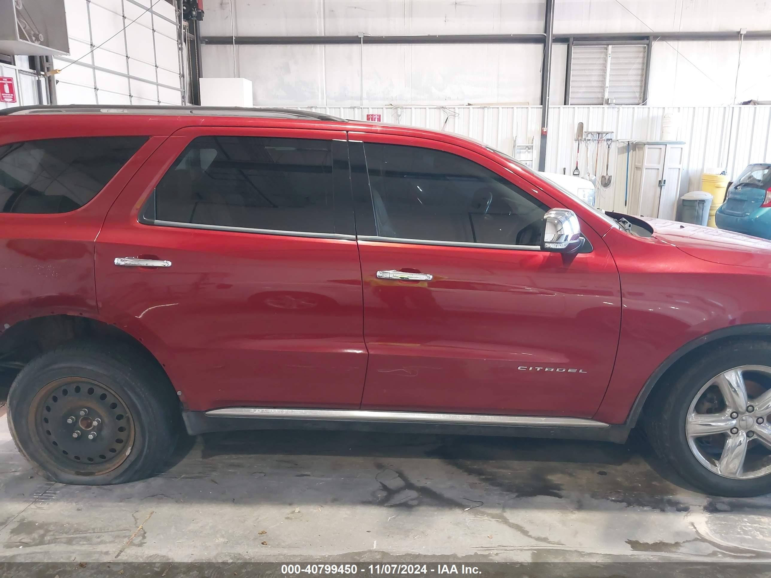 2011 Dodge Durango Citadel Red vin: 1D4RD5GG6BC613627