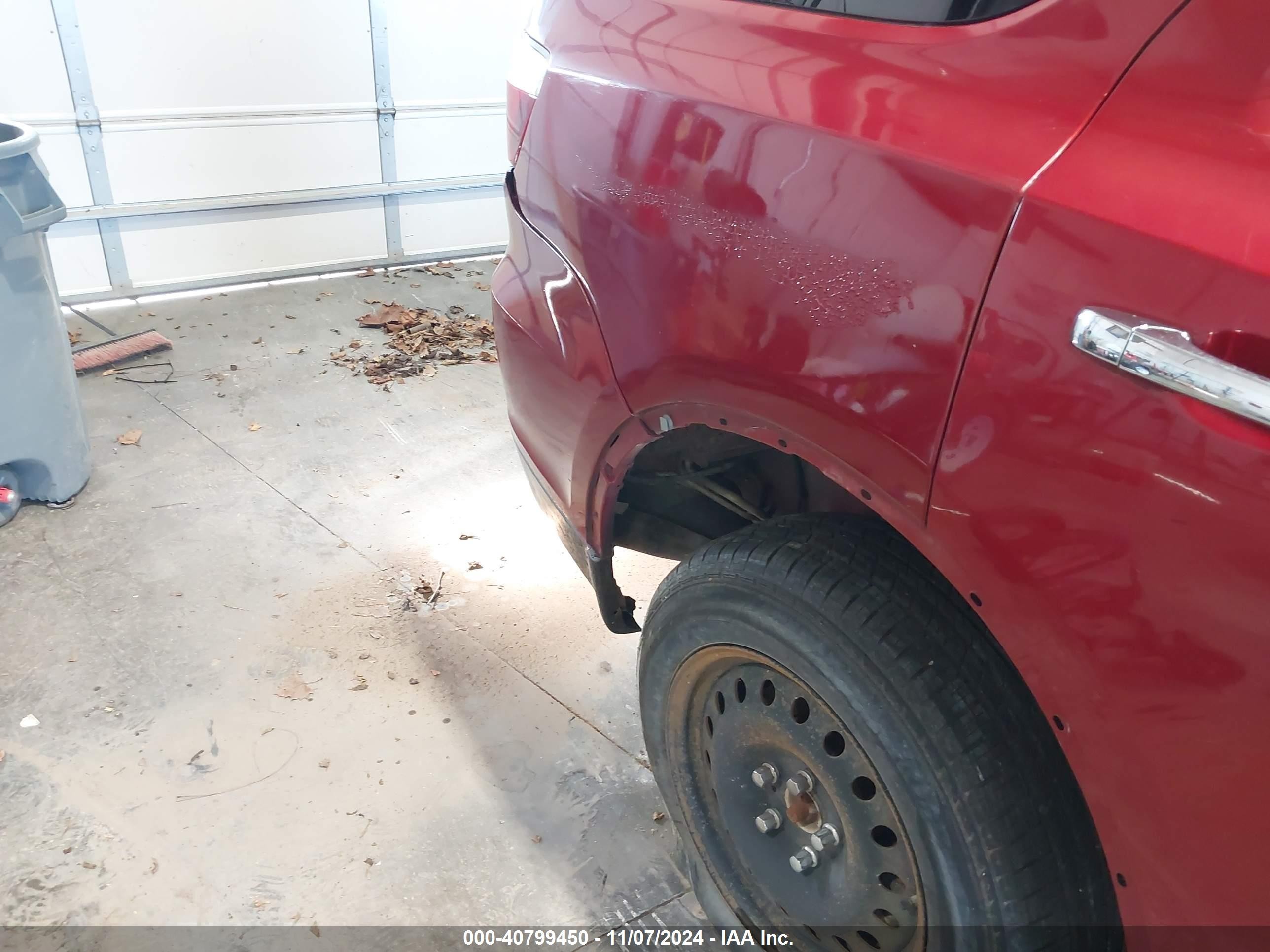 2011 Dodge Durango Citadel Red vin: 1D4RD5GG6BC613627