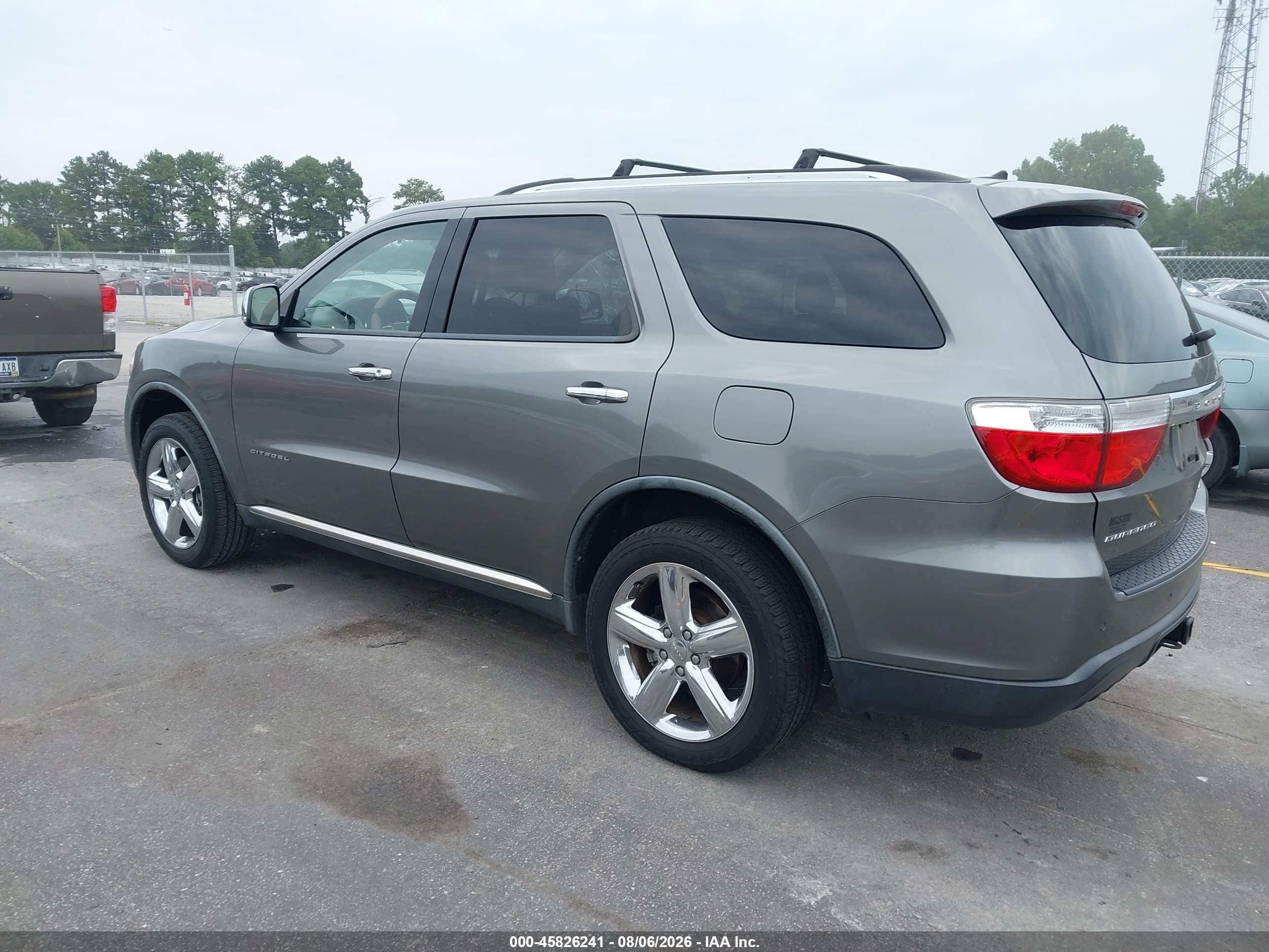 2011 Dodge Durango Citadel Серый vin: 1D4RD5GG8BC742257