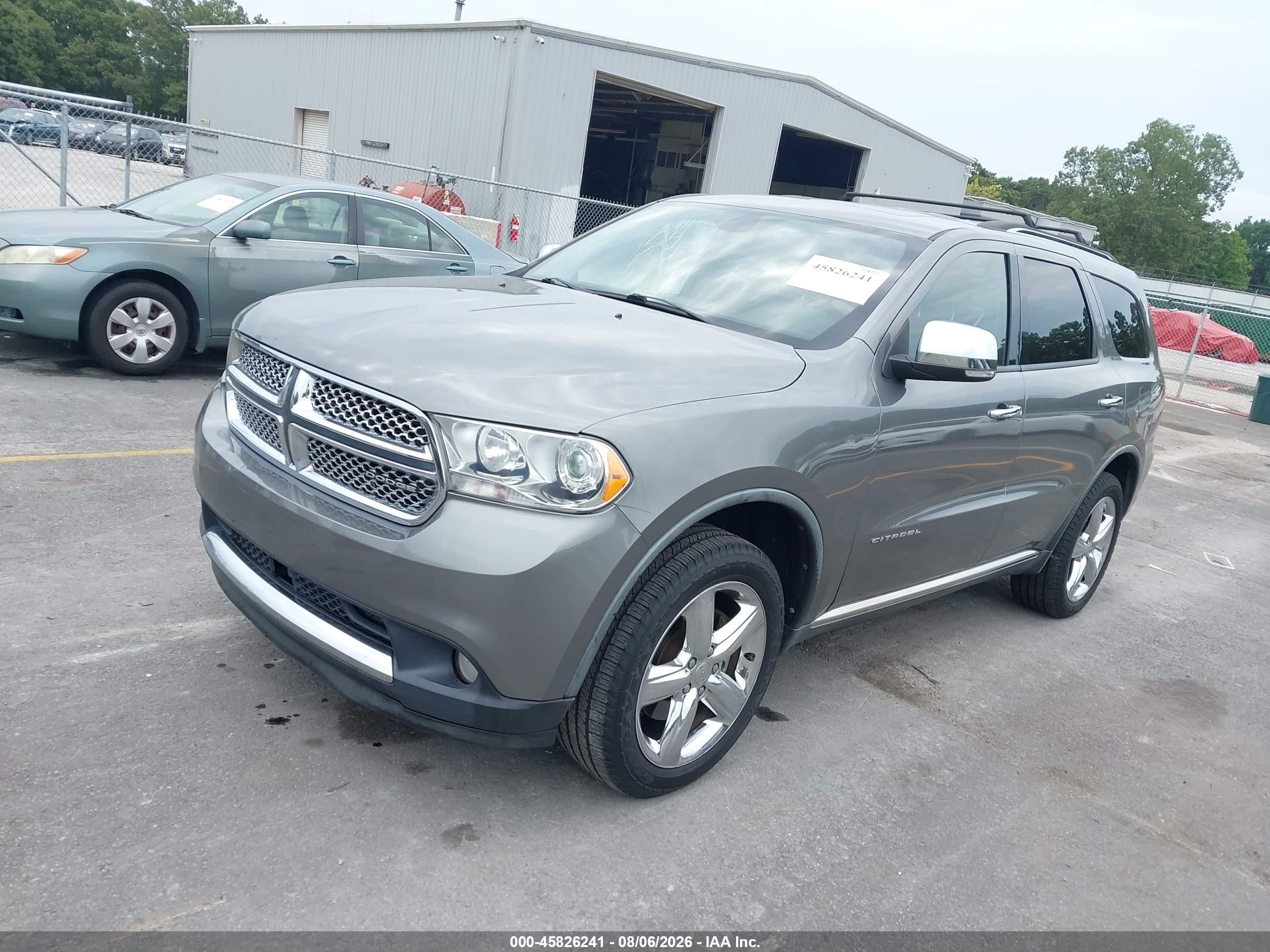 2011 Dodge Durango Citadel Серый vin: 1D4RD5GG8BC742257