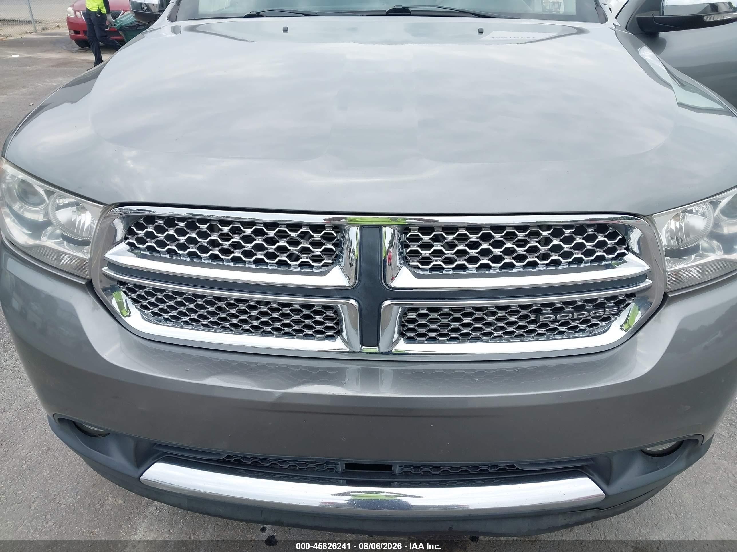 2011 Dodge Durango Citadel Серый vin: 1D4RD5GG8BC742257