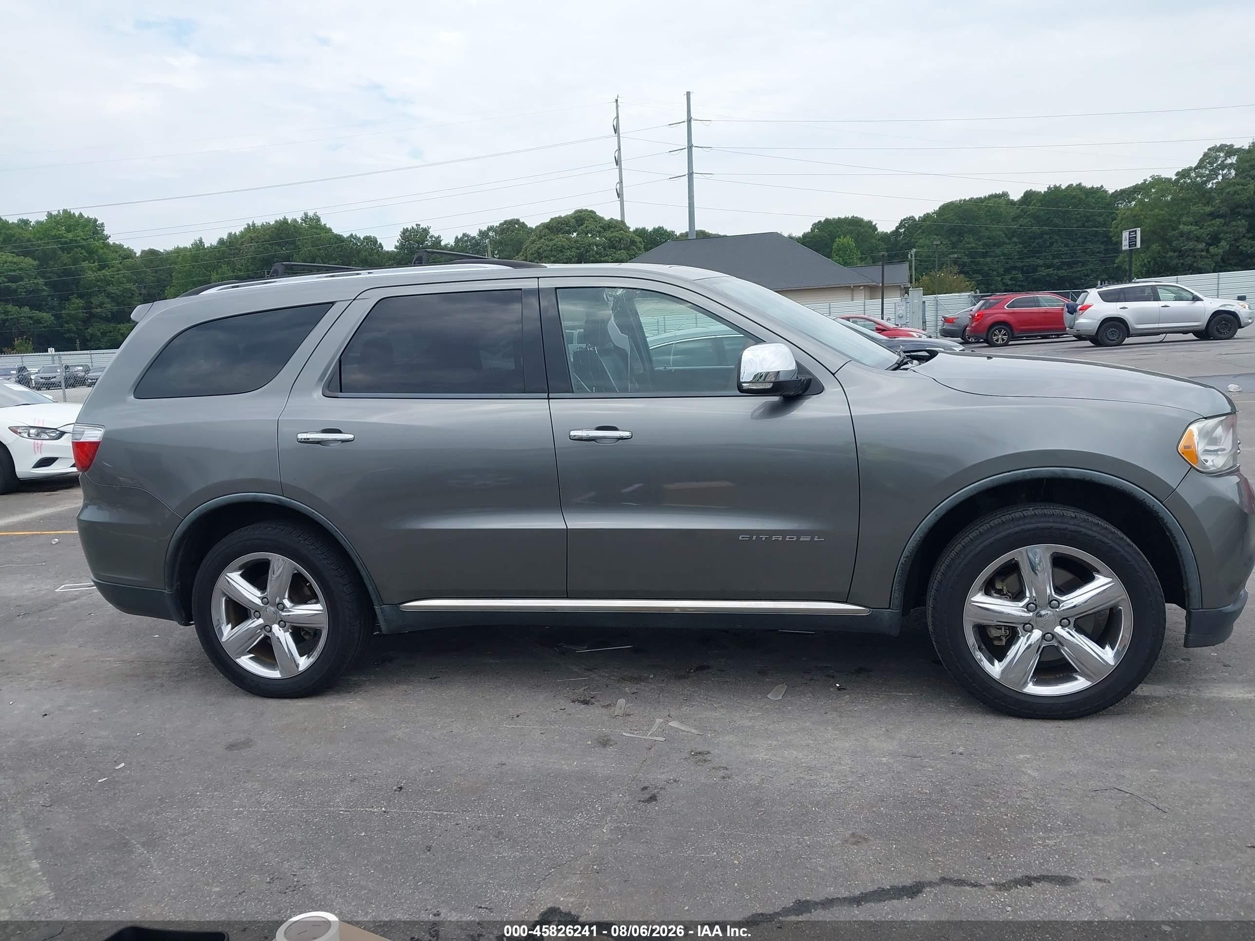 2011 Dodge Durango Citadel Серый vin: 1D4RD5GG8BC742257
