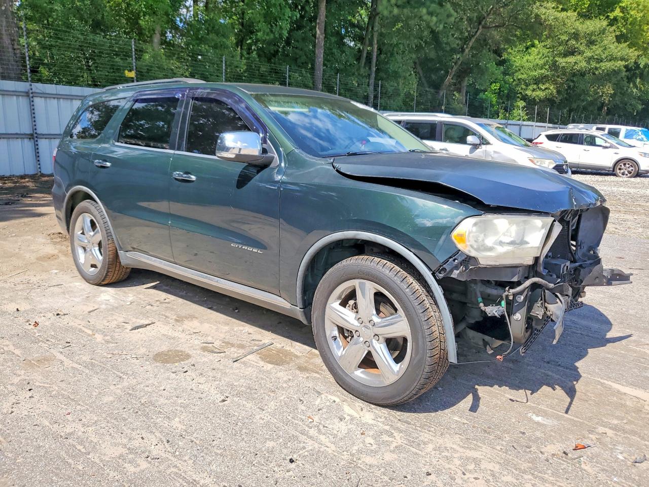 2011 Dodge Durango Citadel Зеленый vin: 1D4RD5GG9BC648209