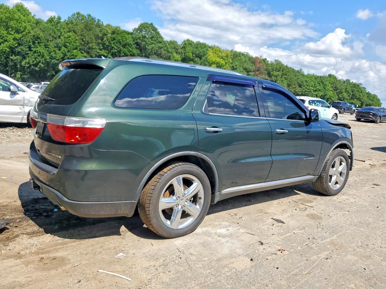 2011 Dodge Durango Citadel Зеленый vin: 1D4RD5GG9BC648209