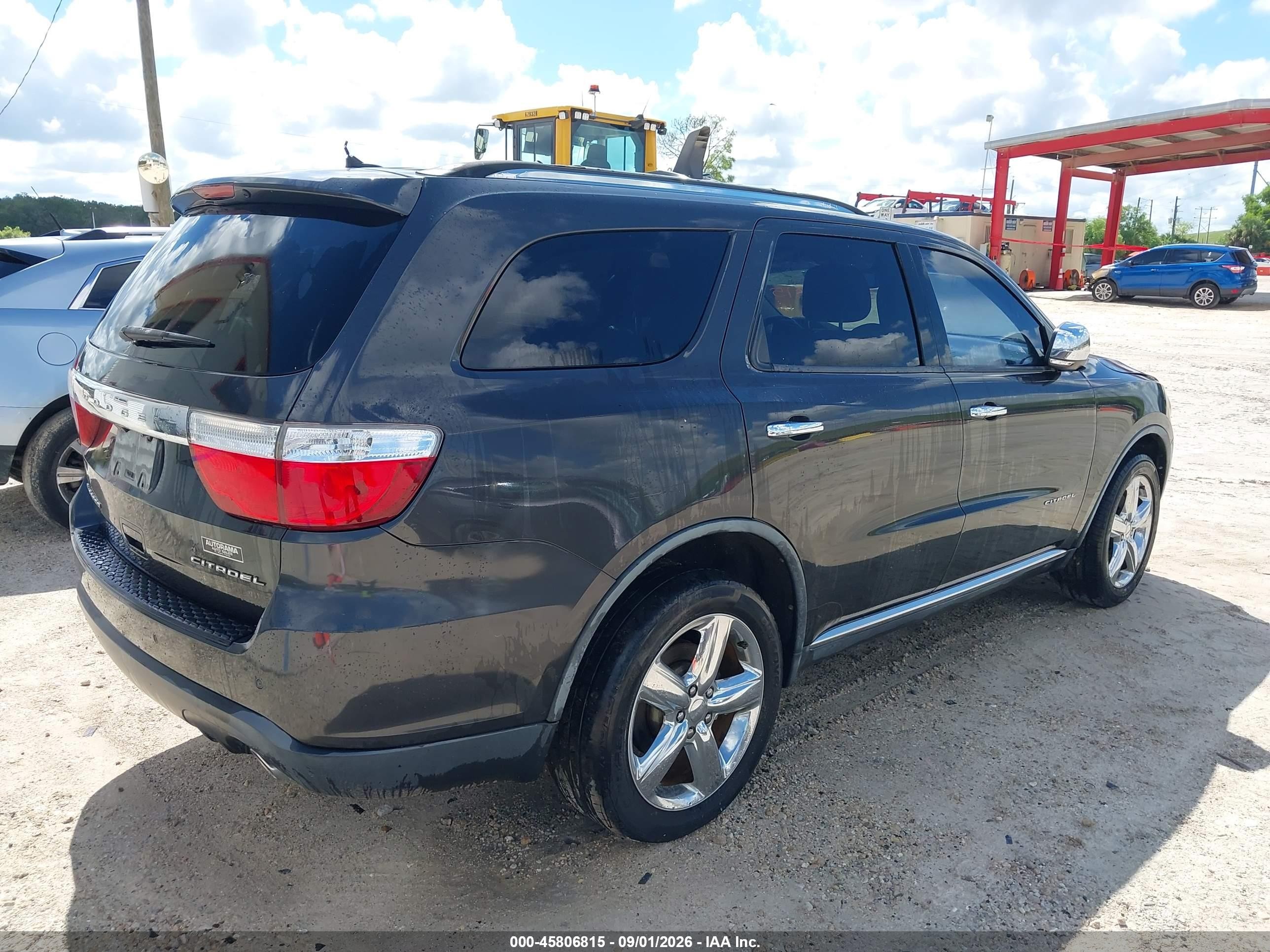 2011 Dodge Durango Citadel Gray vin: 1D4RD5GGXBC653189