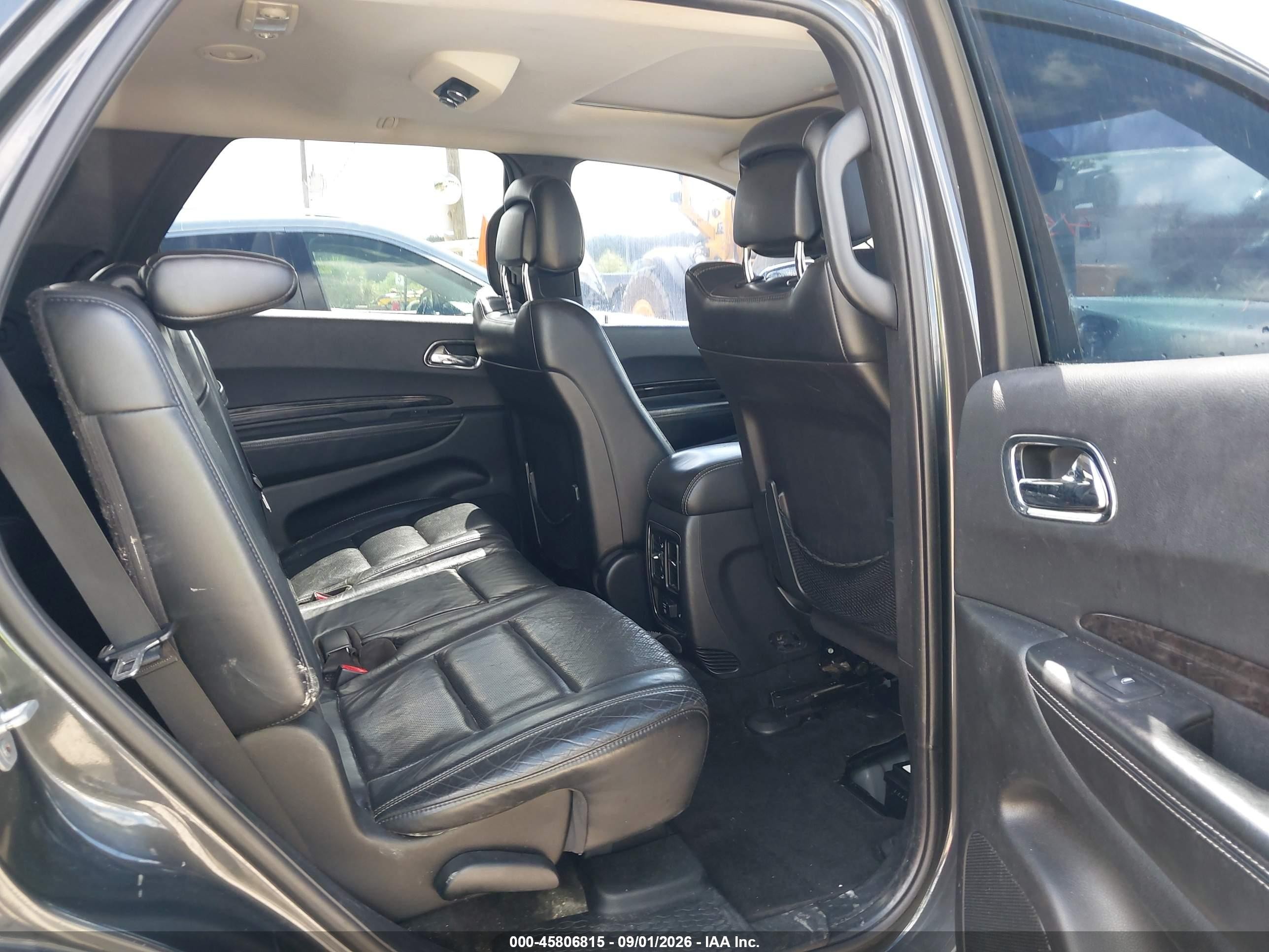 2011 Dodge Durango Citadel Gray vin: 1D4RD5GGXBC653189
