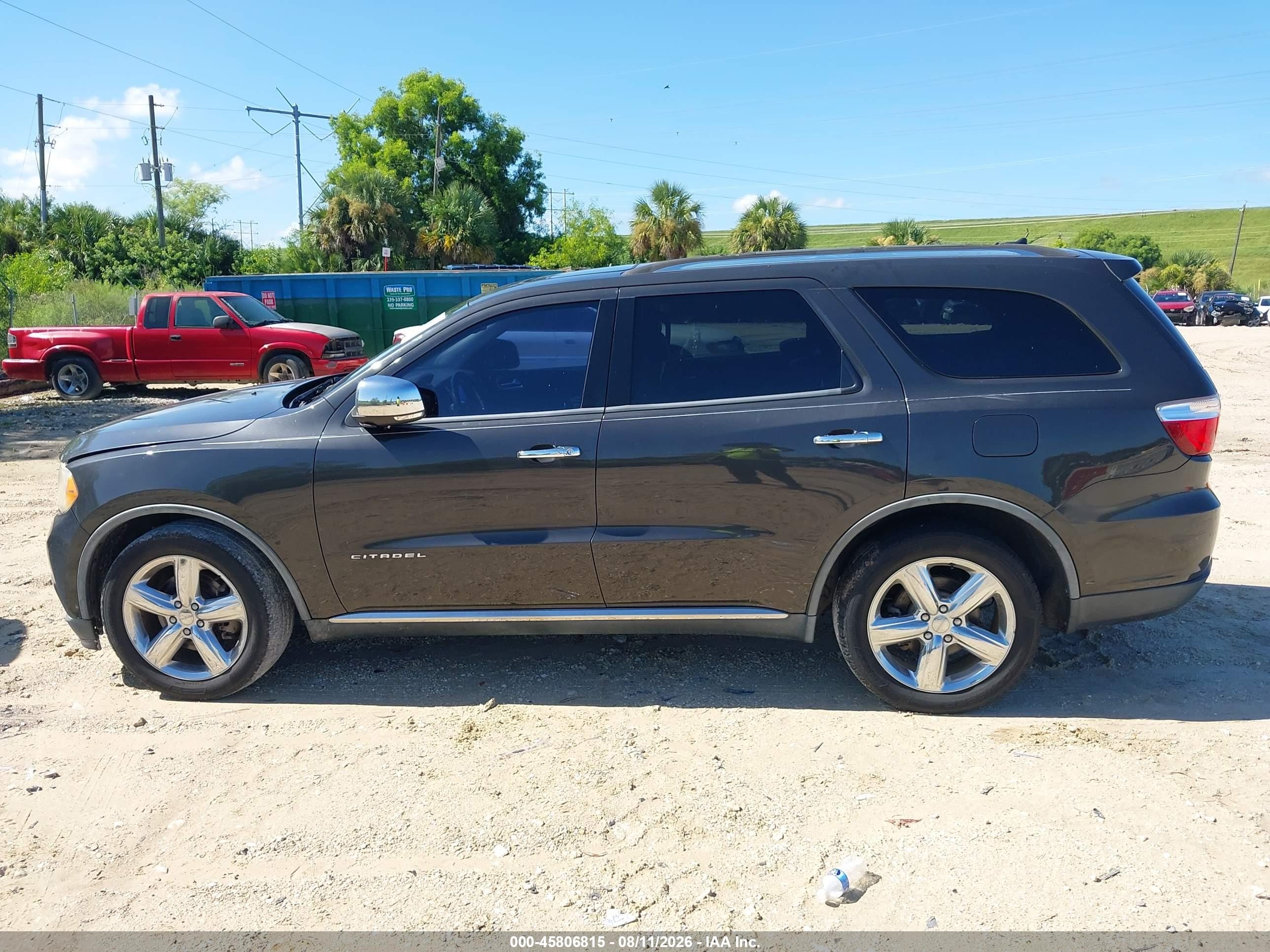2011 Dodge Durango Citadel Gray vin: 1D4RD5GGXBC653189